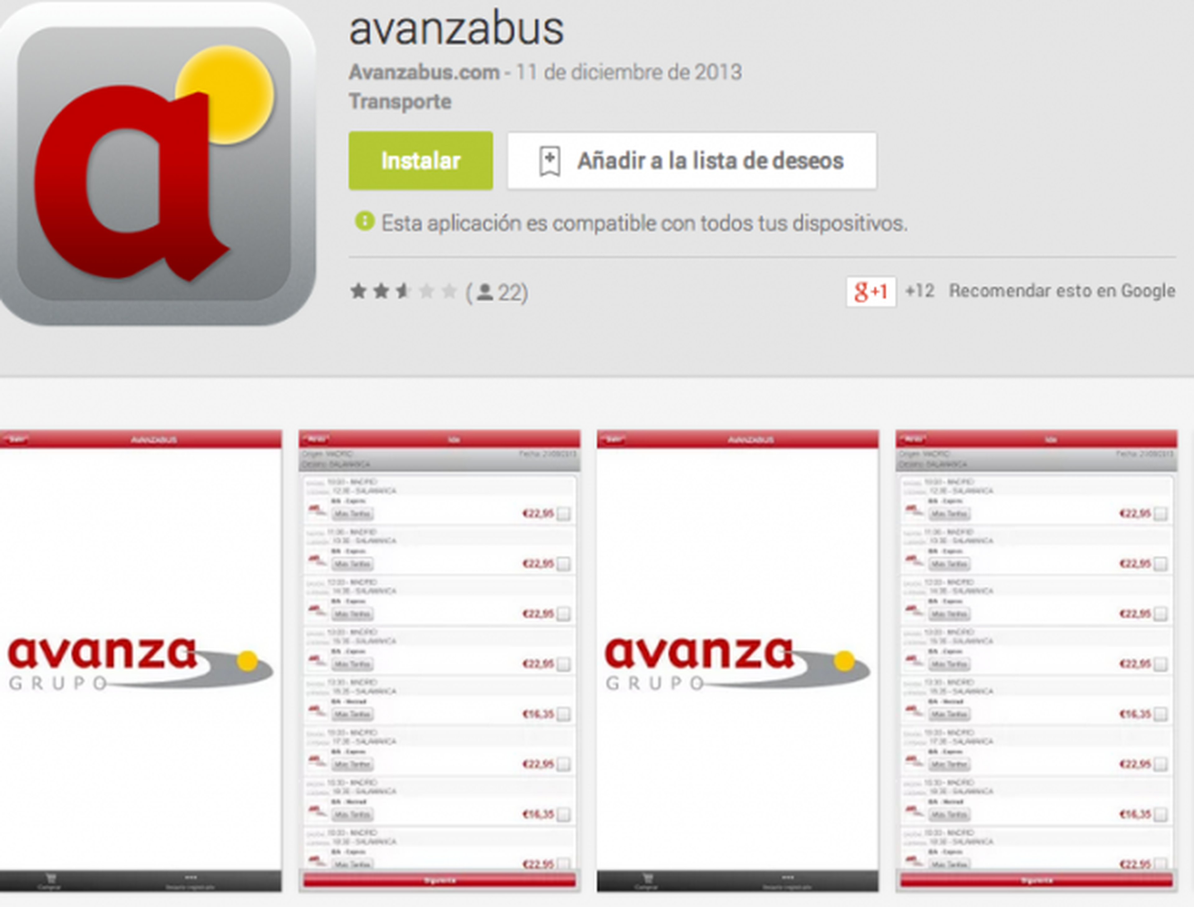 Avanza Bus App
