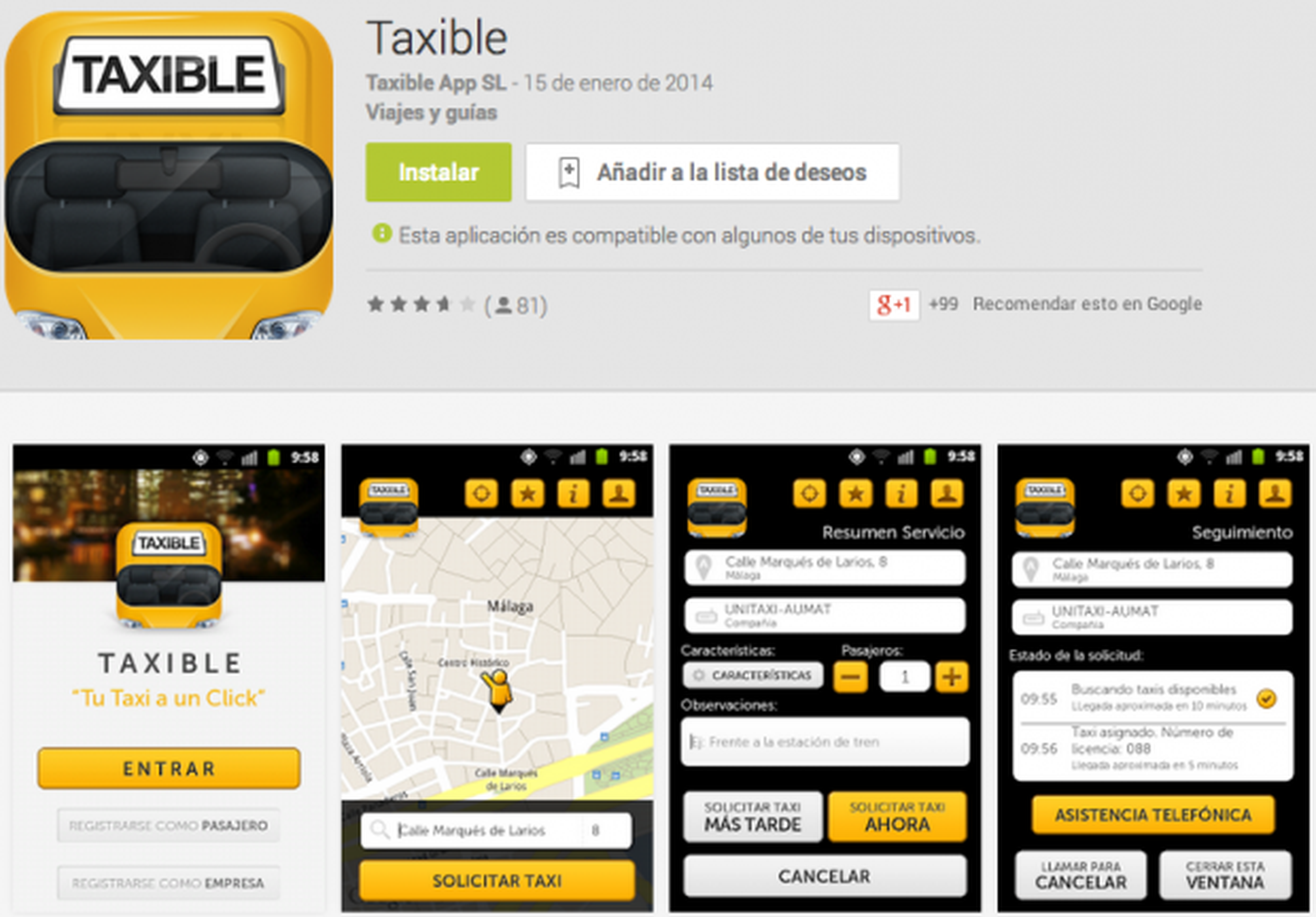 Taxible app