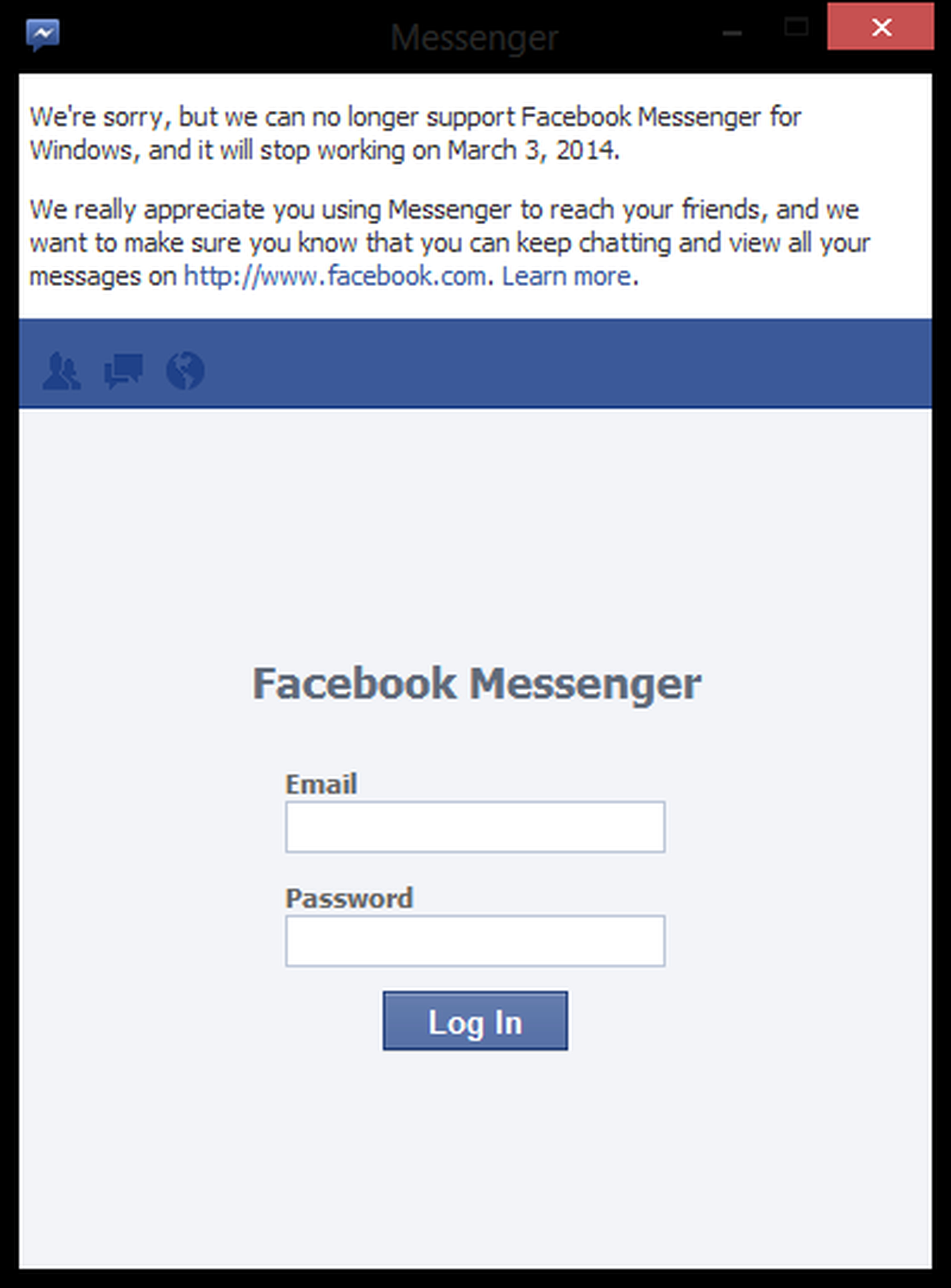 Facebook Messenger para Windows