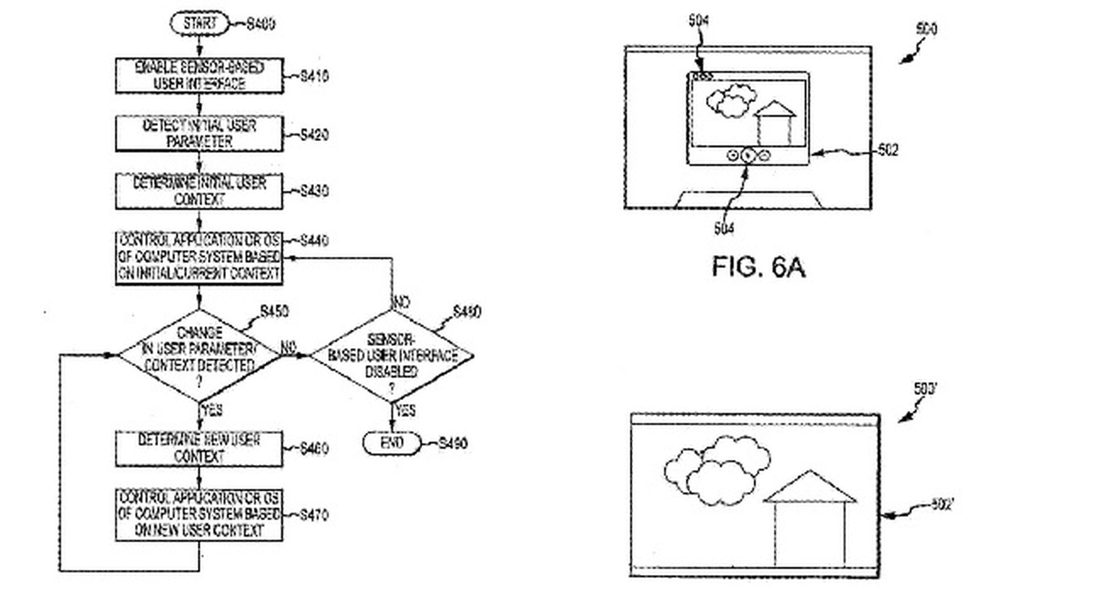 Apple patente interfaz usuario dinámica