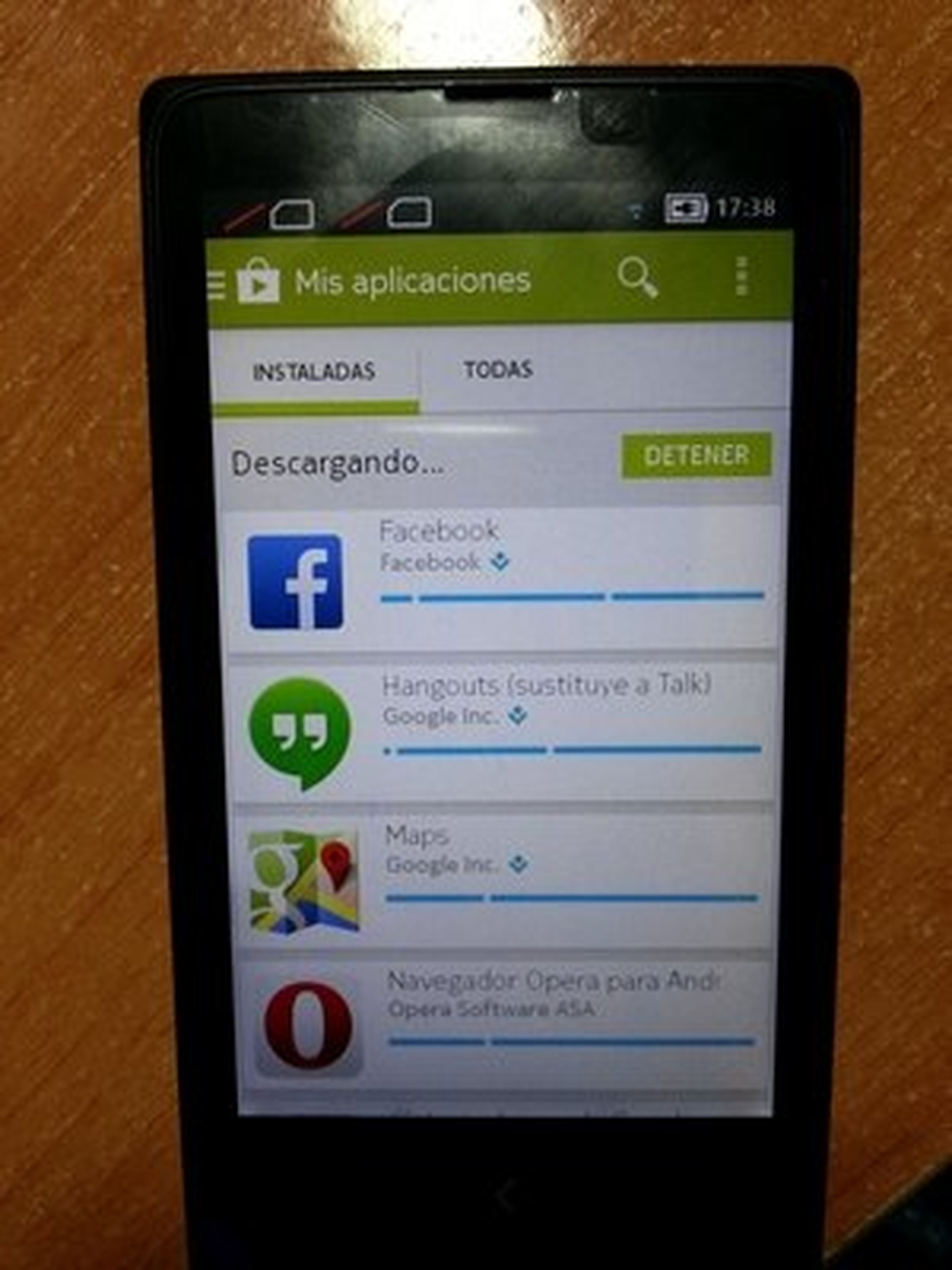 Nokia X ruteado, con Google Play