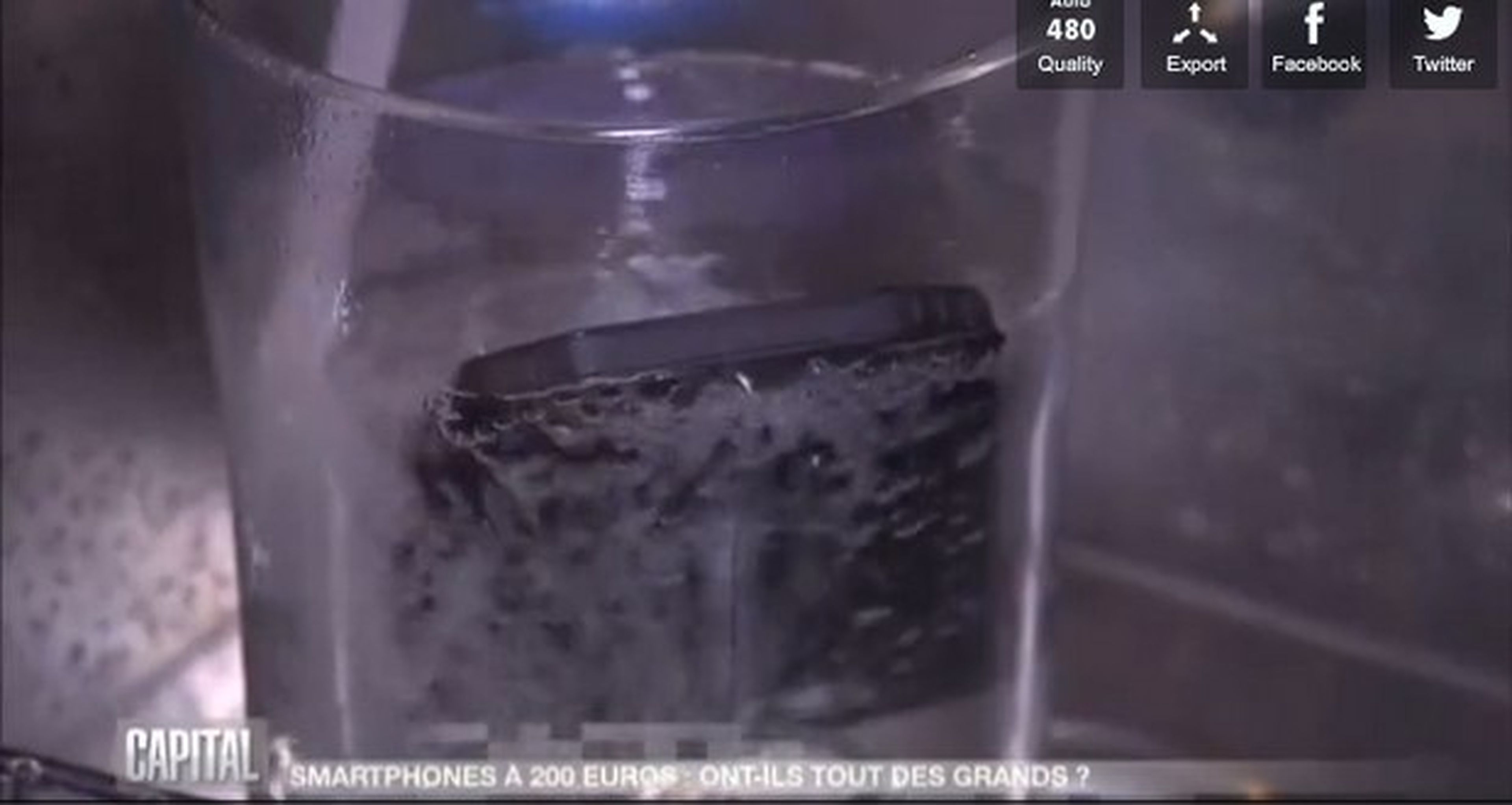 Smartphone resistente al agua