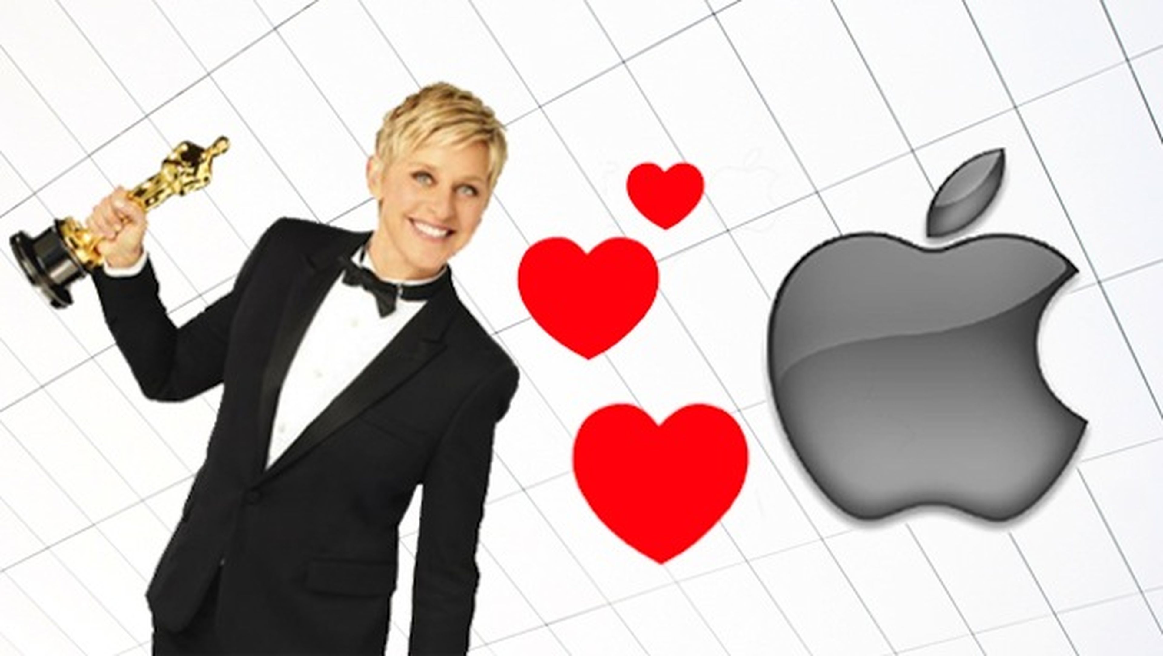 Ellen DeGeneres traiciona a Samsung en la gala de los Oscar