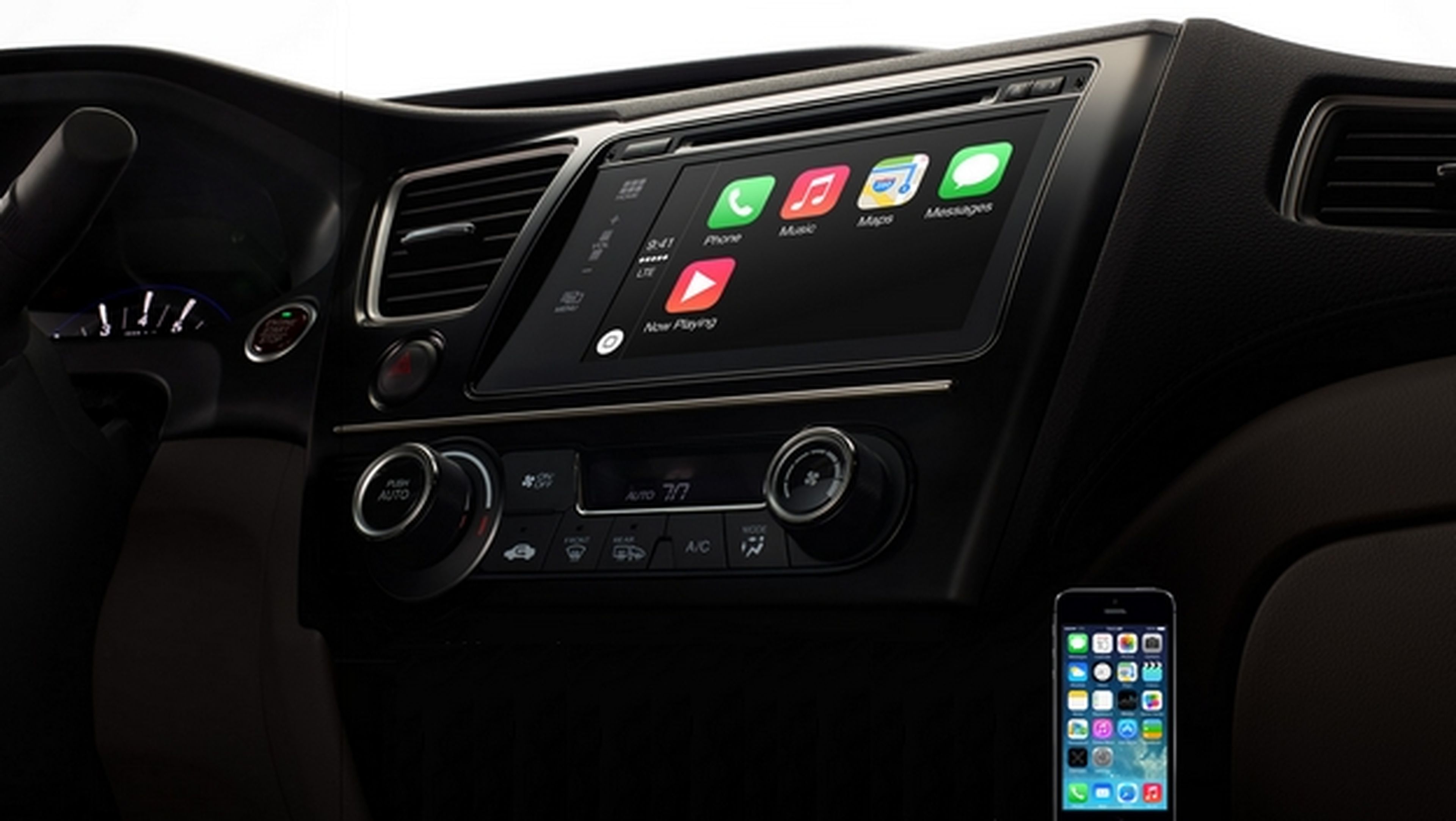 Apple CarPlay, así es iOS in the Car. Conecta el iPhone al coche para reproducir música, gestionar llamadas y mensajes, y consultar mapas con Siri.