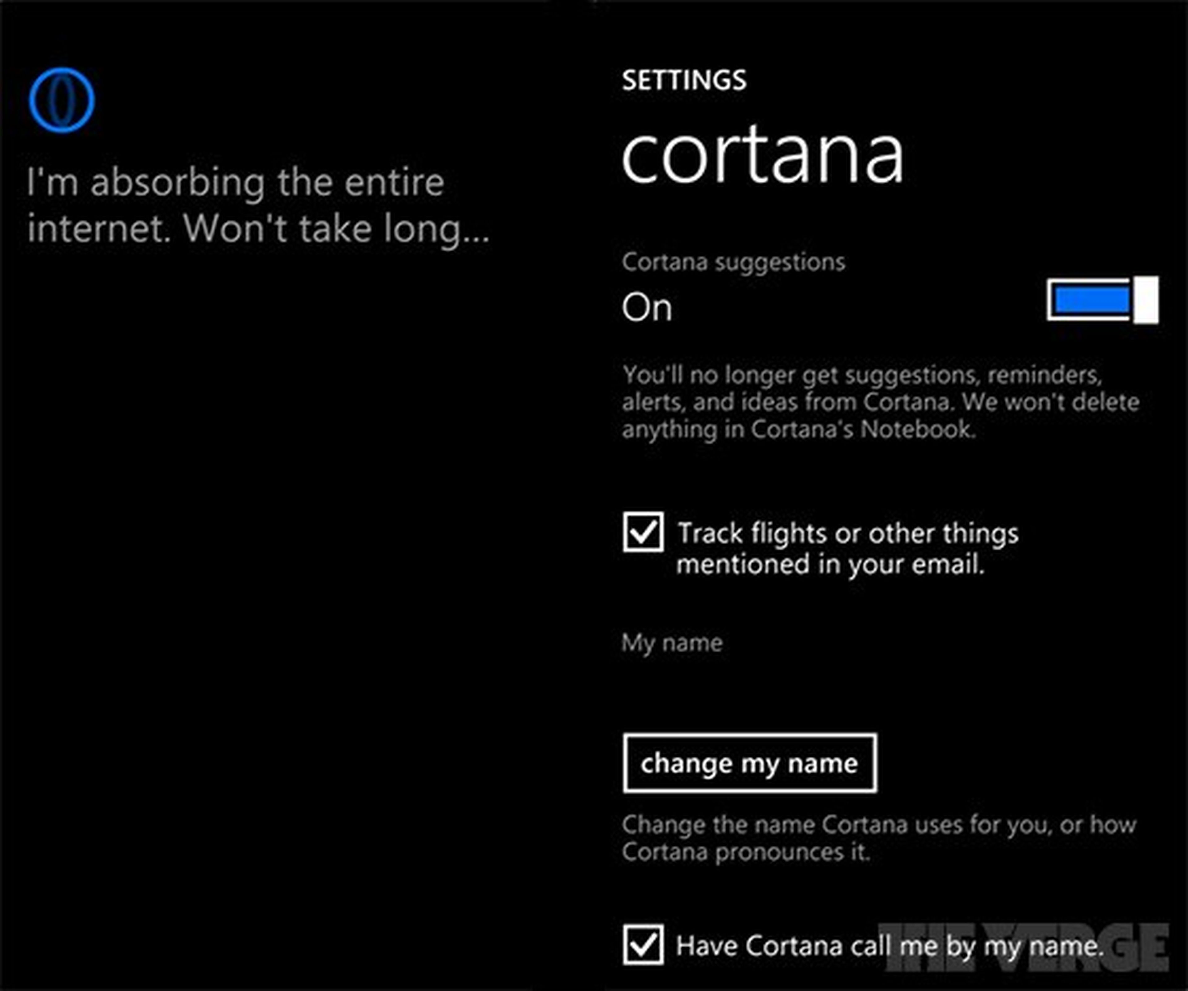 Filtradas caracerísticas de Cortana, el Siri de Microsoft