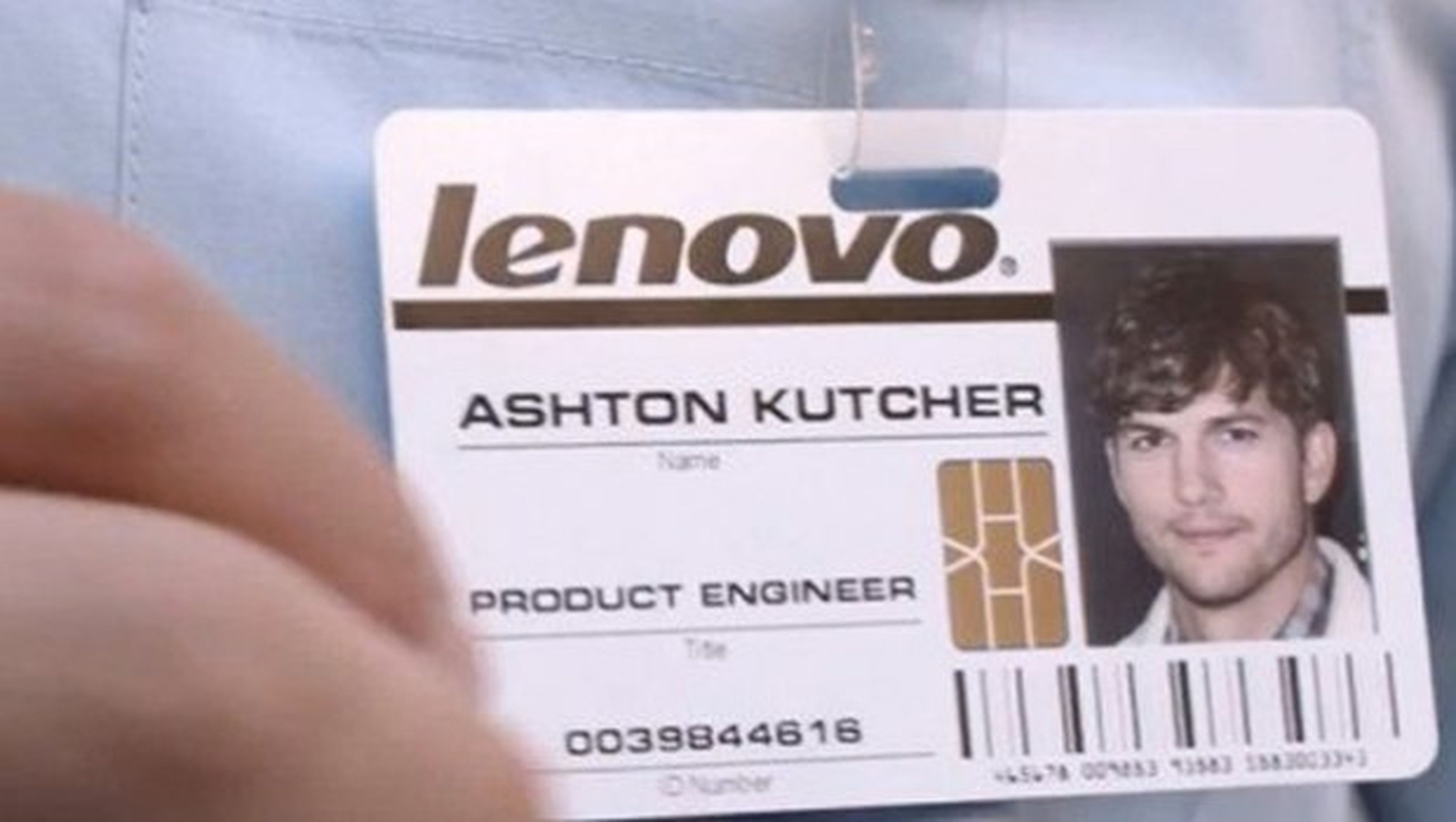 Ashton Kutcher trabaja para Lenovo