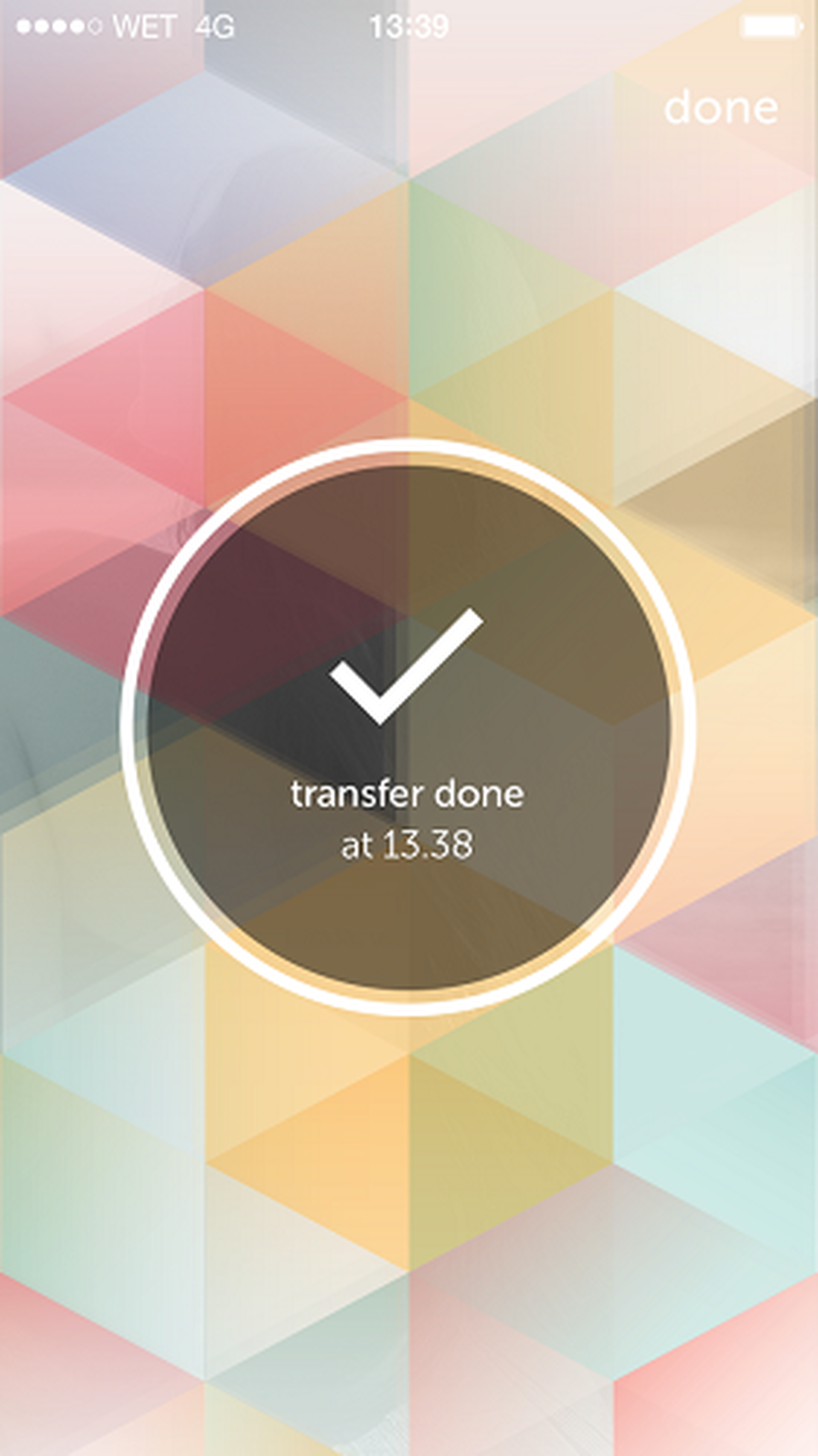 WeTransfer para móvil, ya disponible la app para iOS