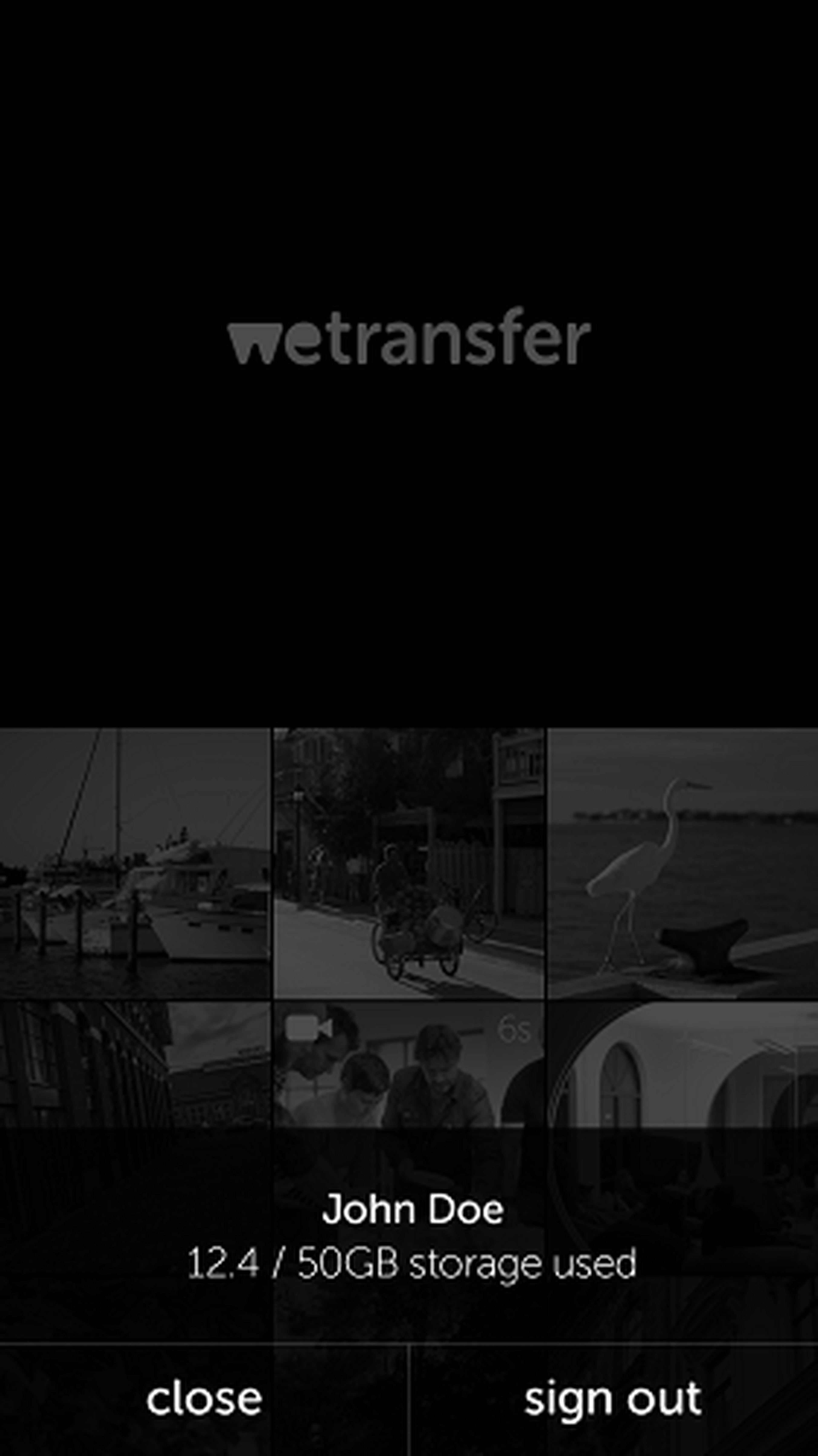 WeTransfer para móvil, ya disponible la app para iOS