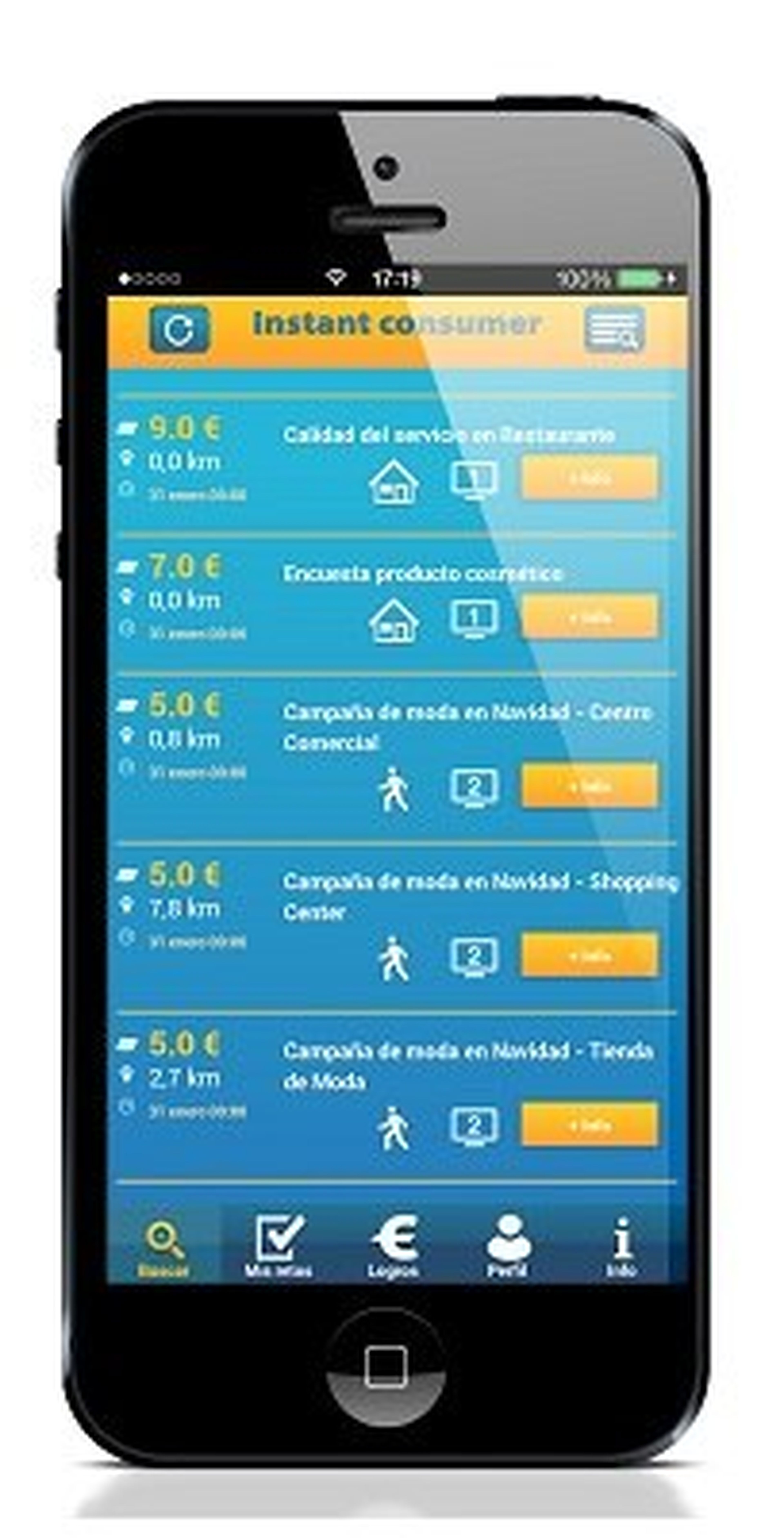 Instant Consumer, la app para ganar dinero con el smartphone