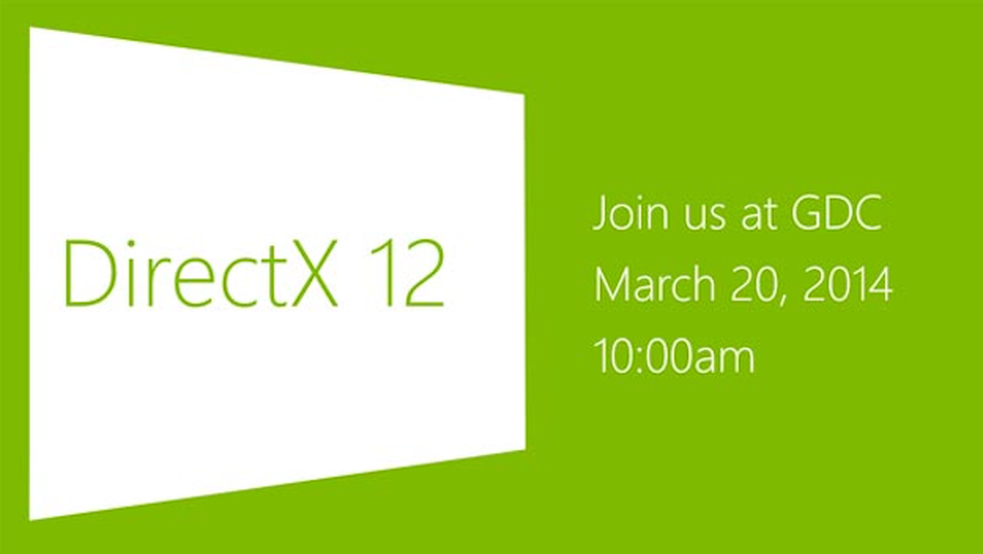 El nuevo DirectX 12 verá la luz el 20 de Marzo en la GDC