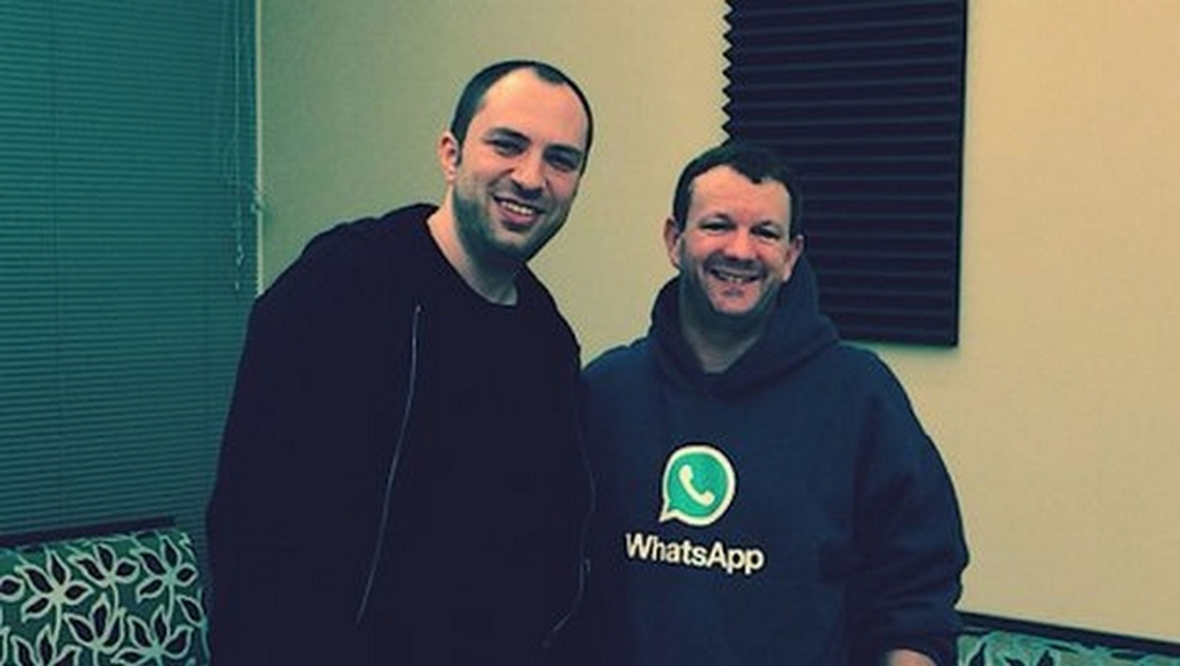 Jan Koum y Brian Acton, fundadores de WhatsApp y multimillonarios