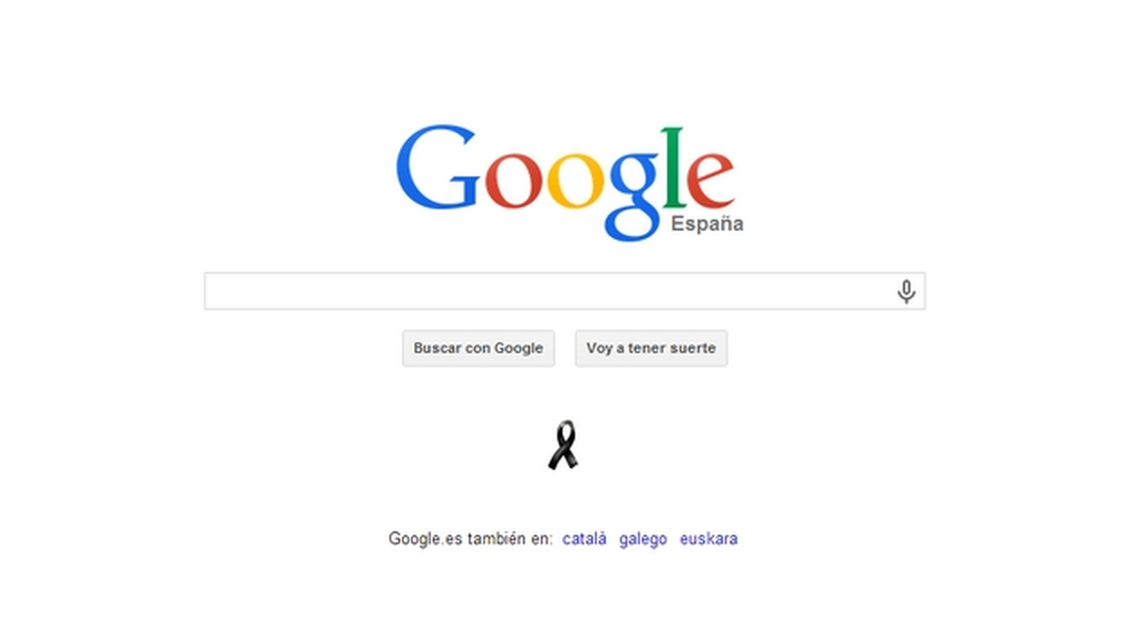 Google homenajea a las víctimas del atentado del 11-M en su buscador