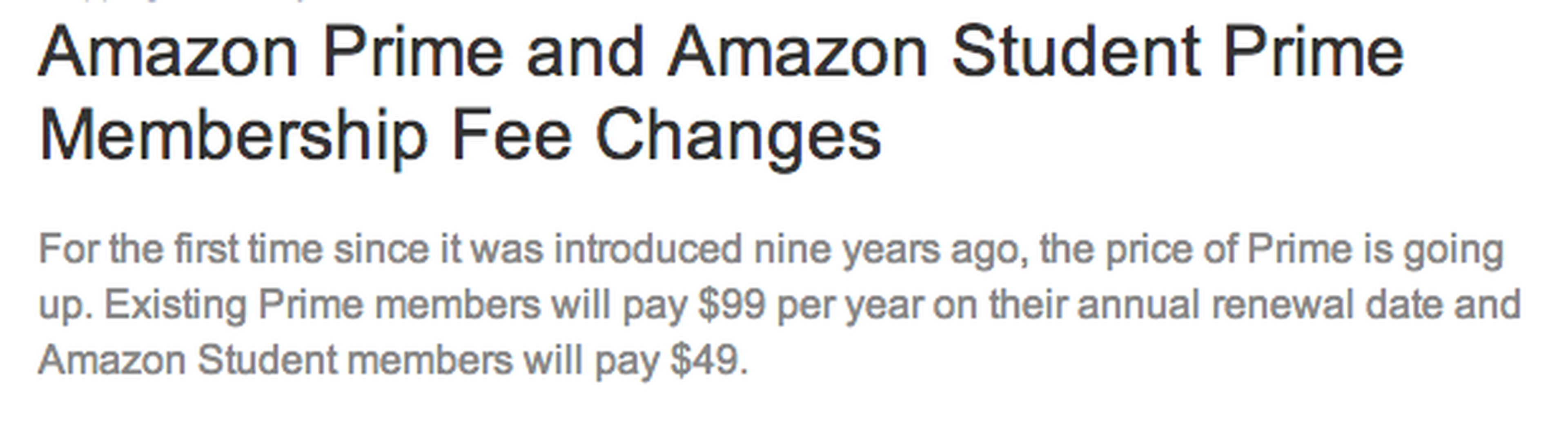 Amazon Prime aumenta su precio en 20 dólares a partir de abril