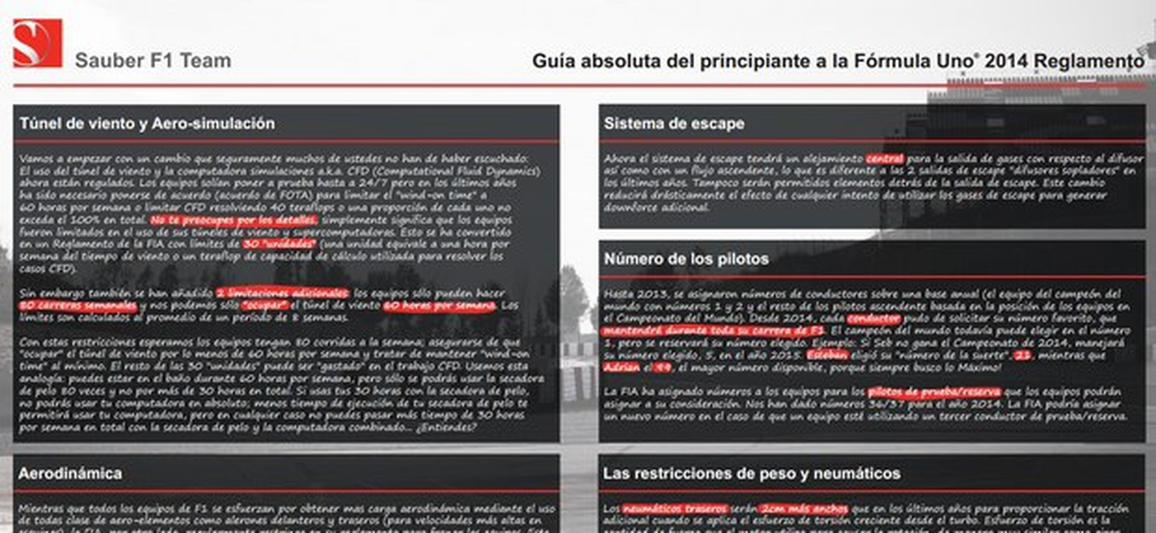 Guía del Principiante de la Fórmula 1 en PDF, gratis