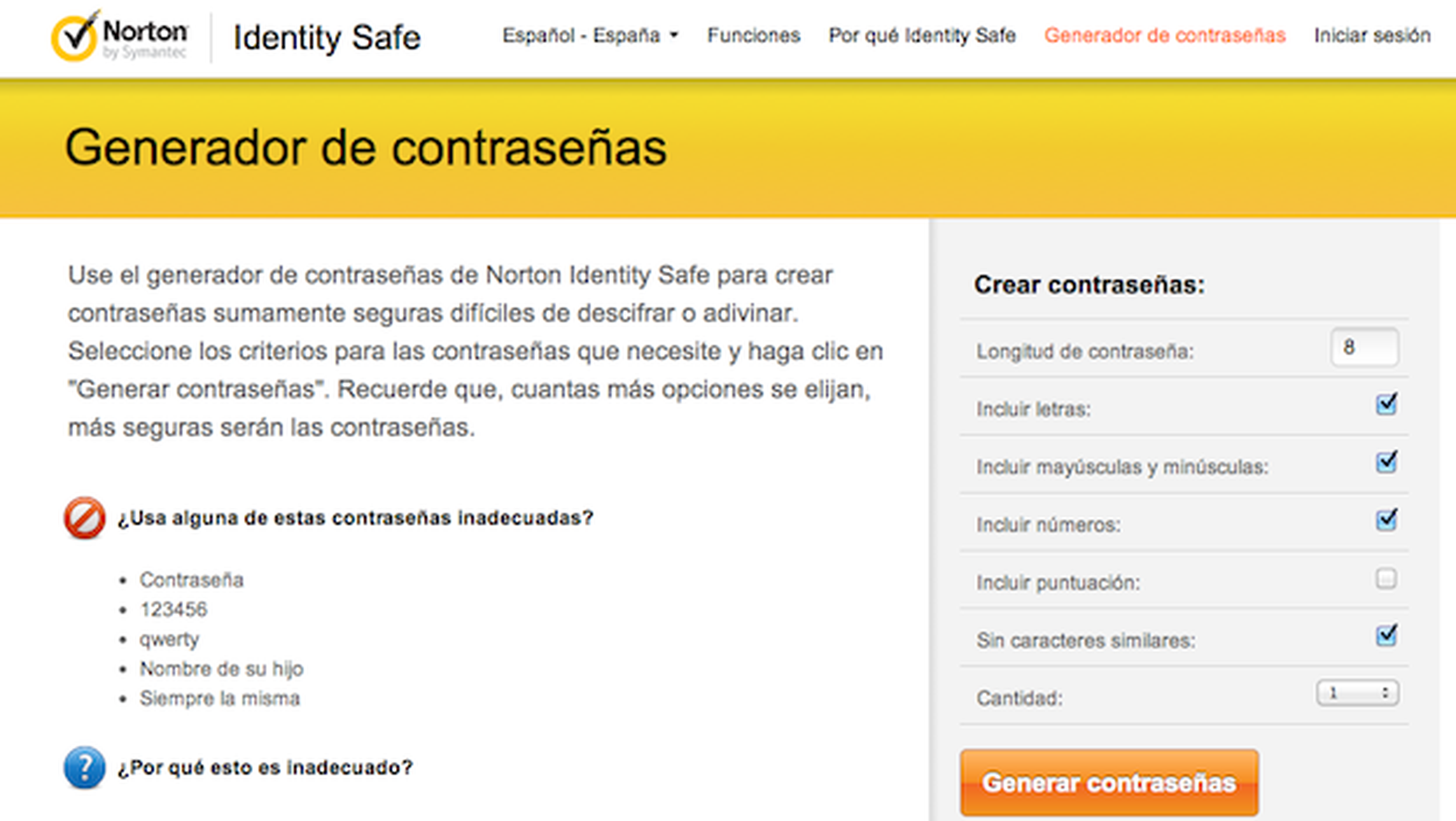 Norton Identity Safe