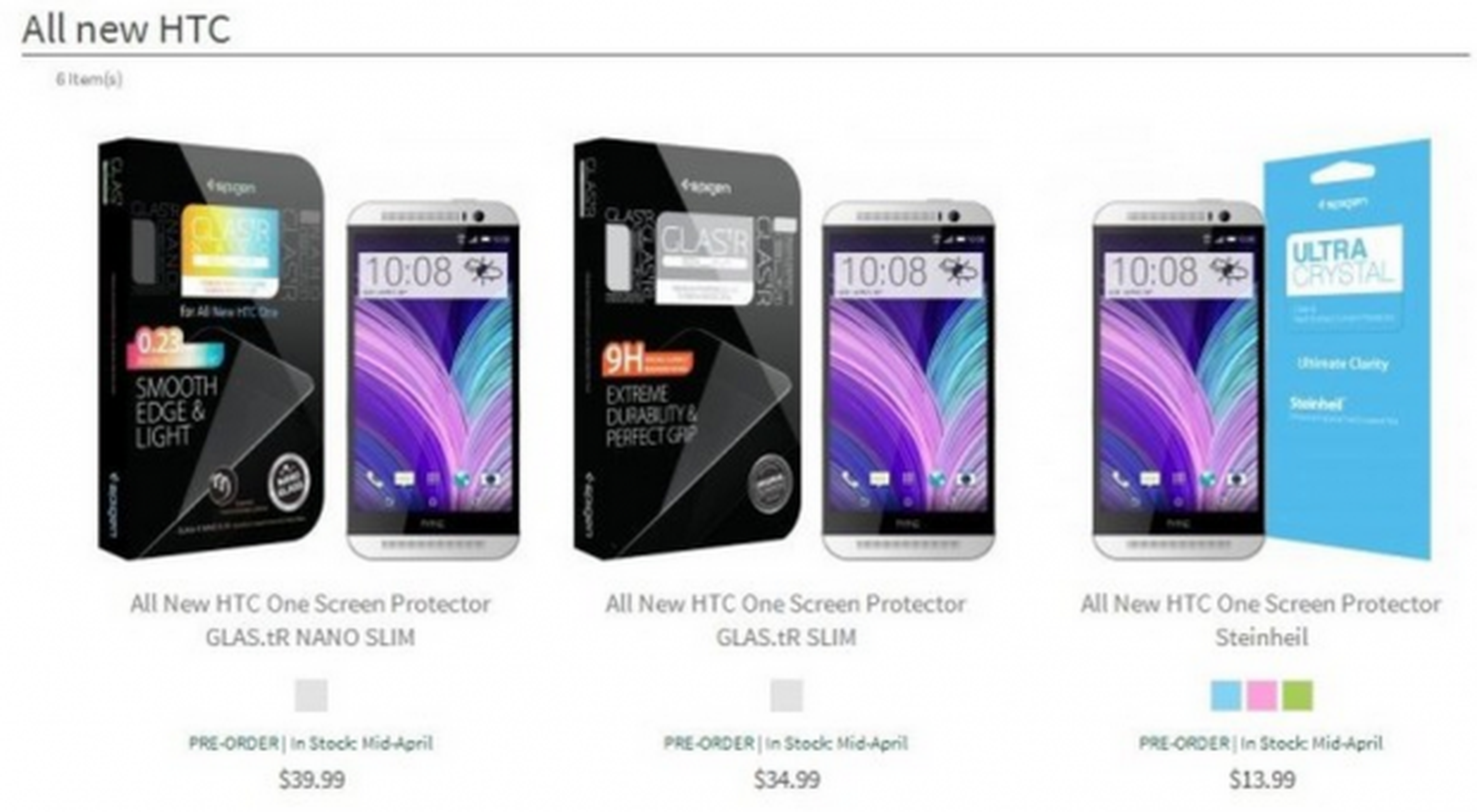 HTC All New One accesorios revelan fecha de llegada a tiendas