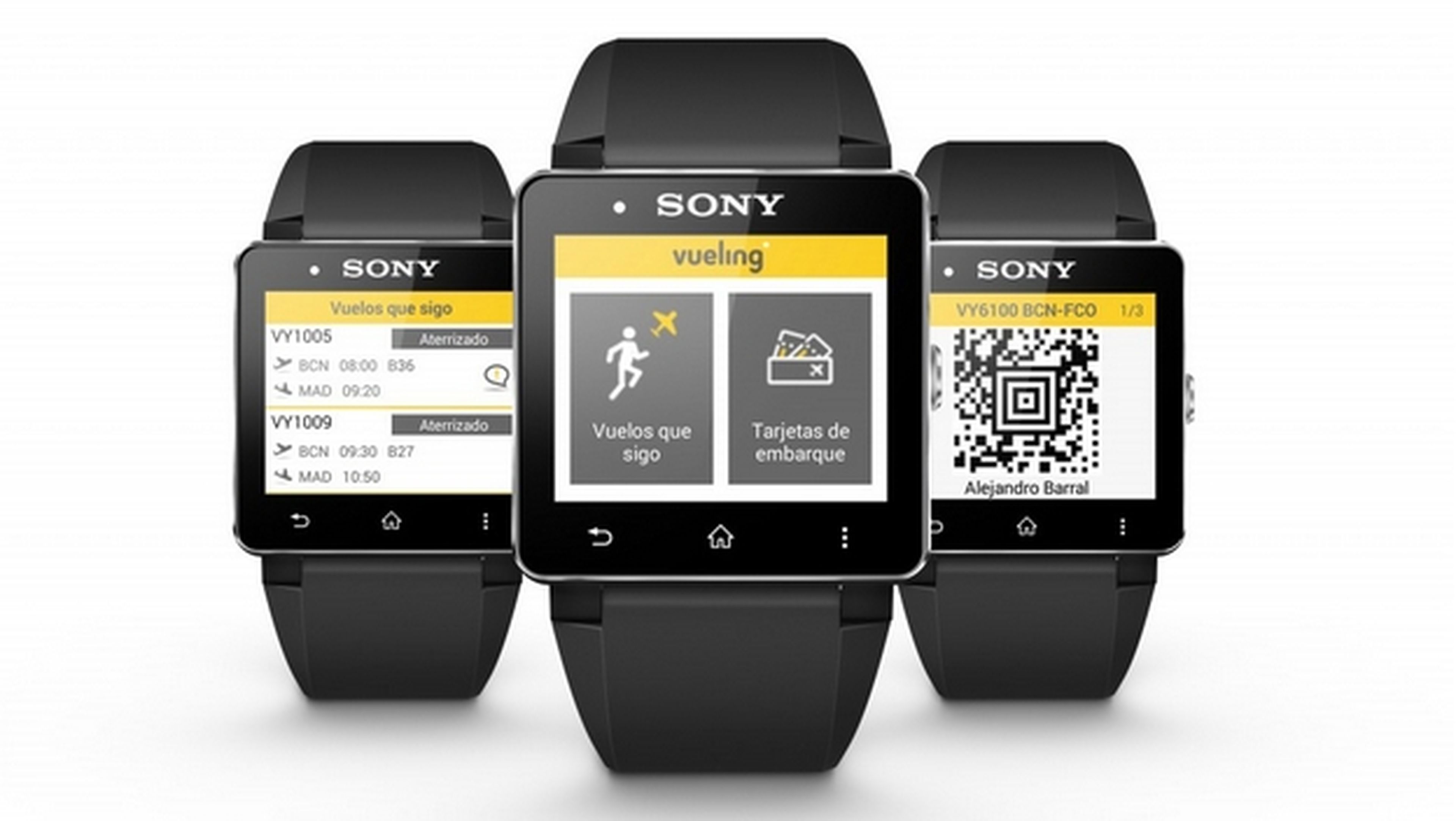 Sony y Vueling presentan la primera tarjeta de embarque vestible del mundo, para smartwatch