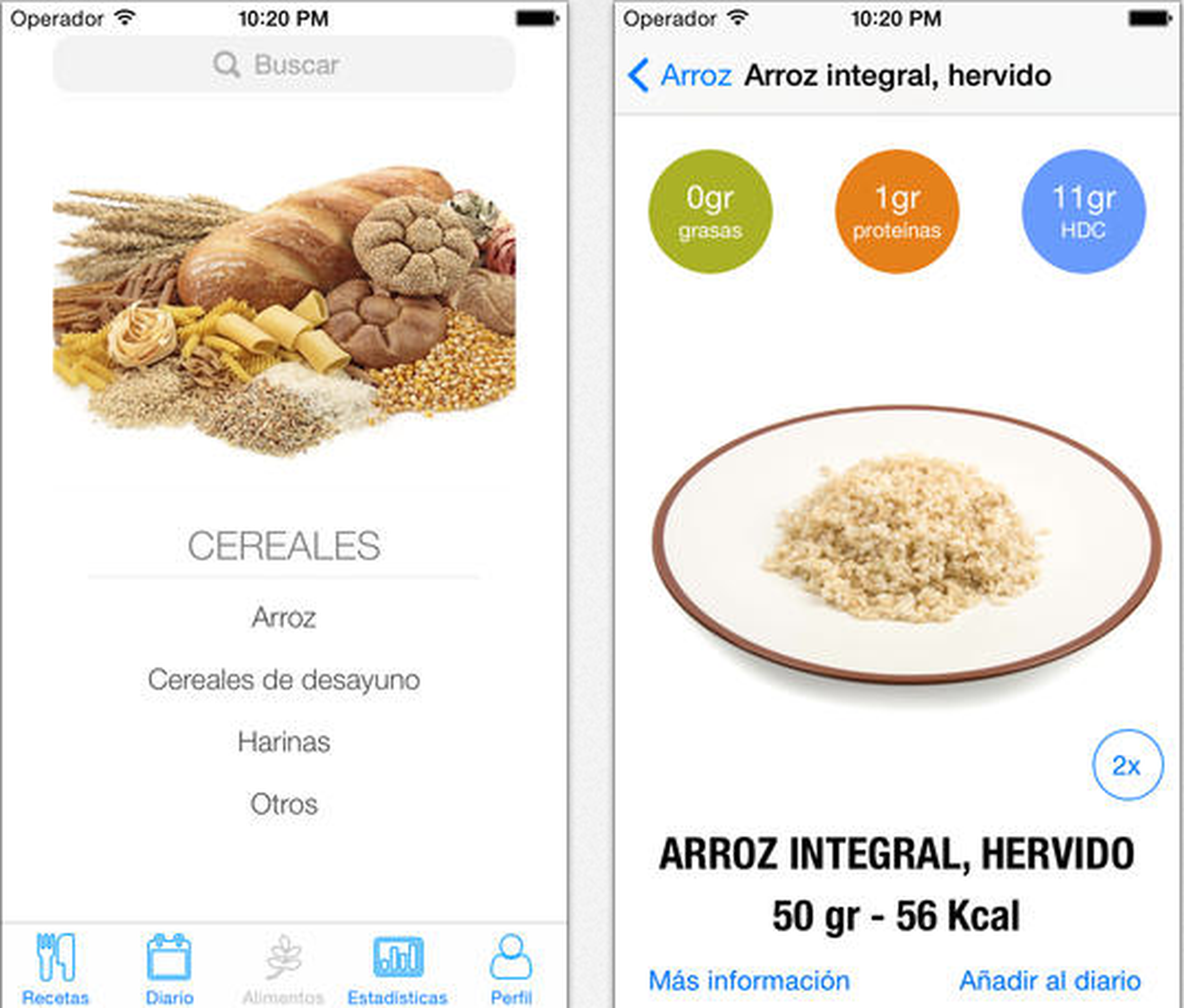 FoodMeter para iOS
