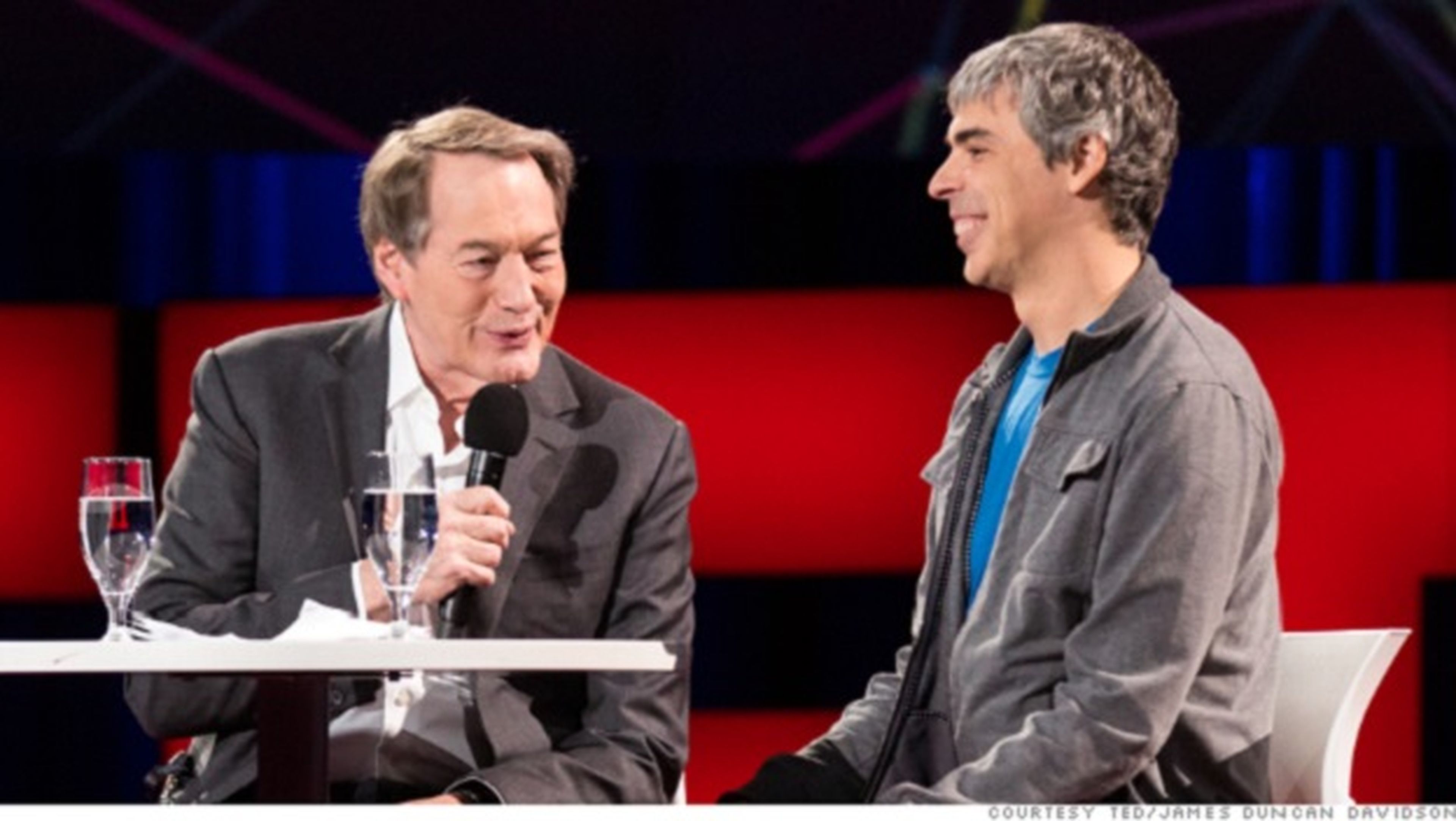 Larry Page, CEO de Google, Elon Musk