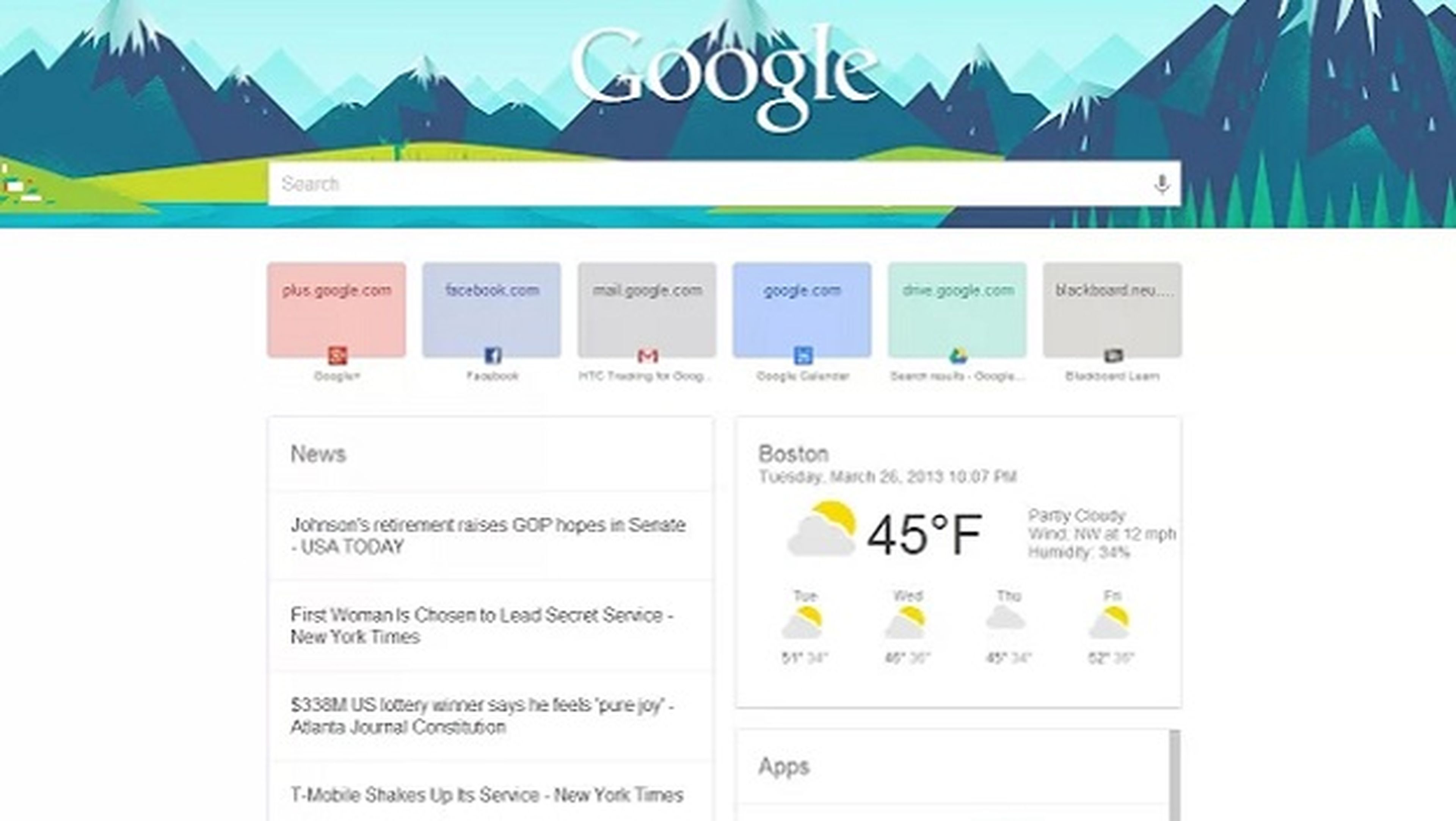 Google Now escritorio Chrome