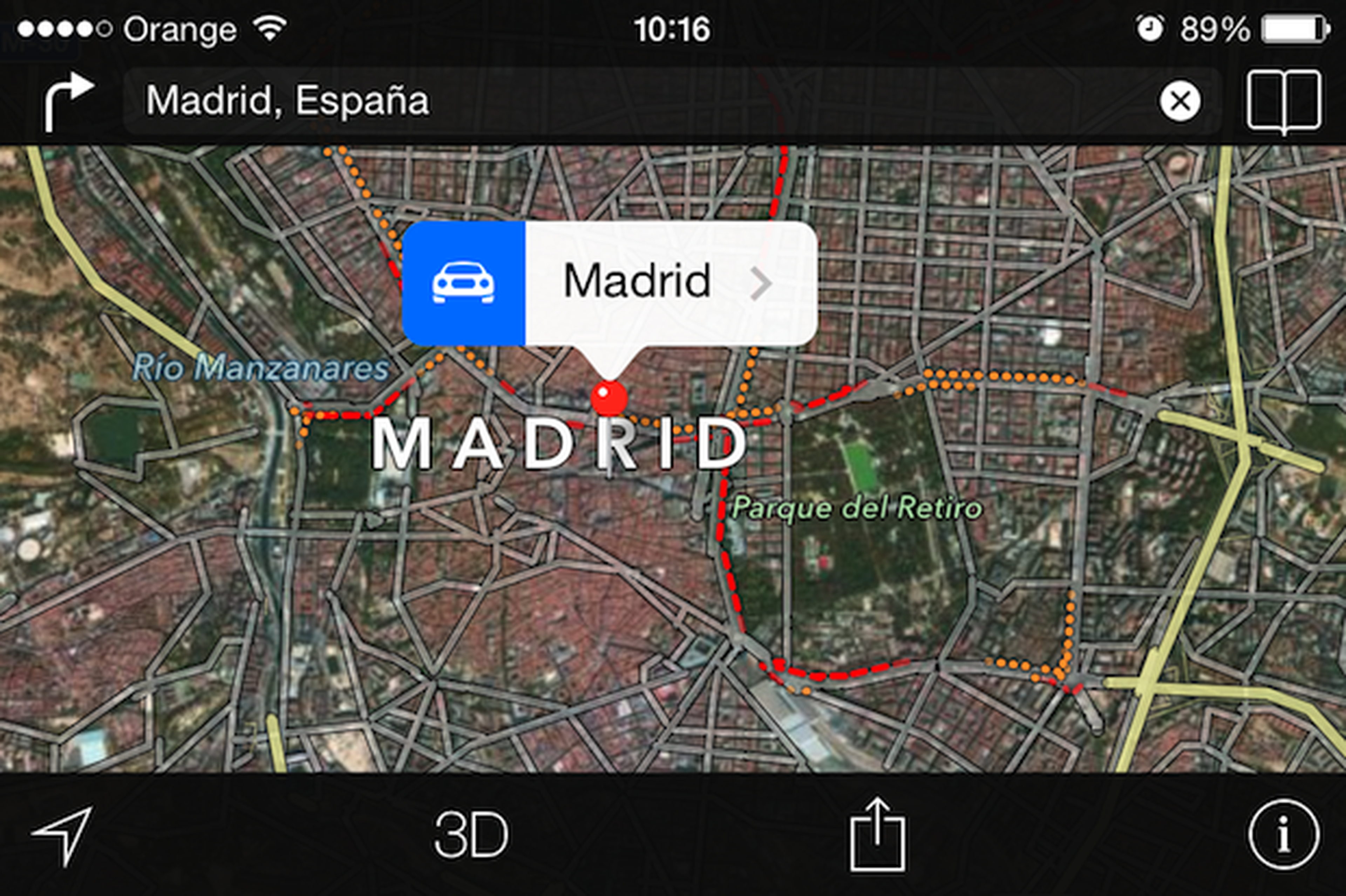 mapas de apple en iOS 8