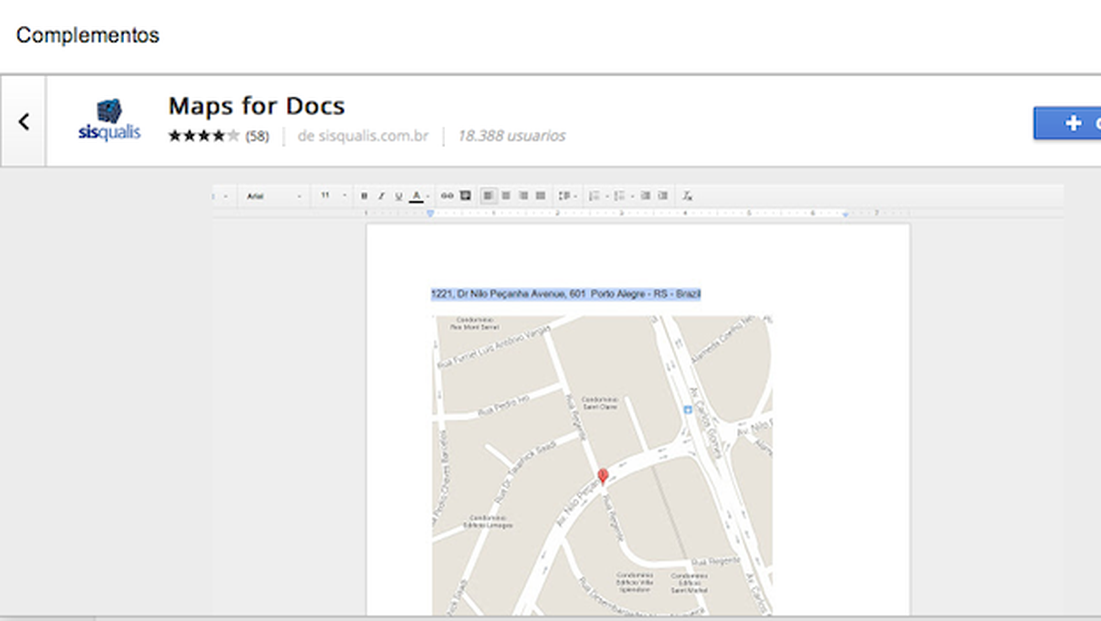 Maps for Docs