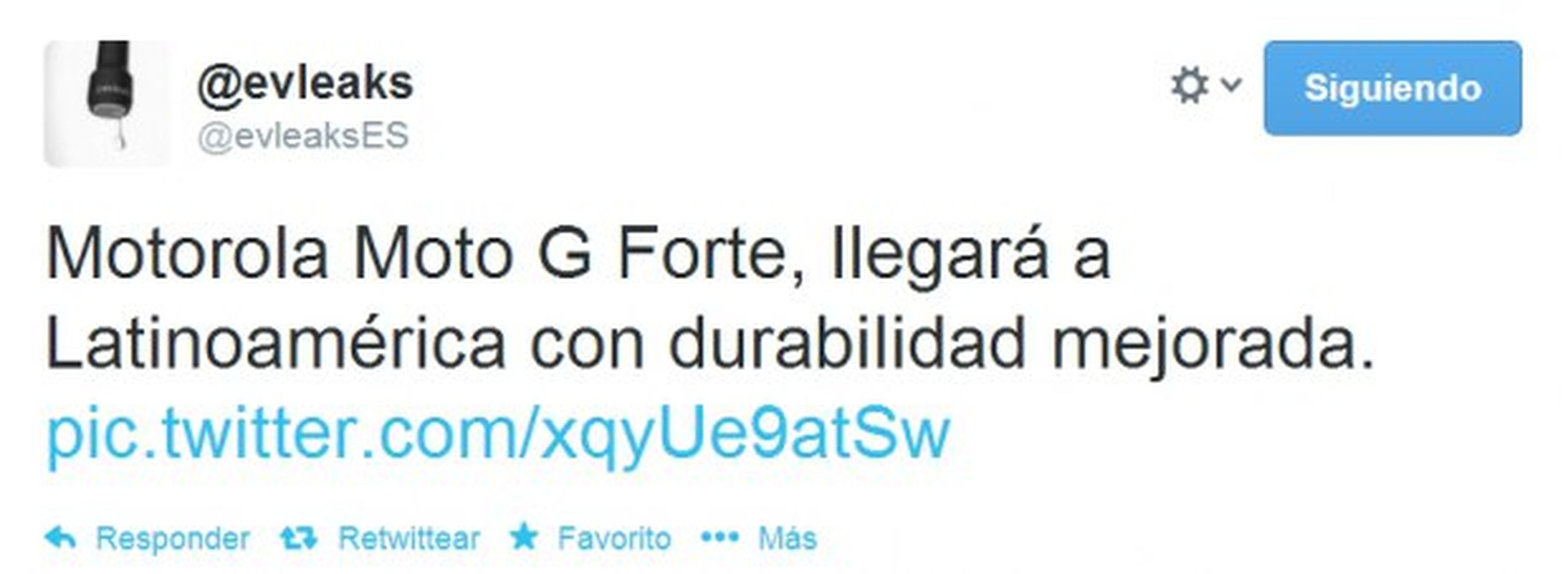 Moto G Forte en Latinoamérica