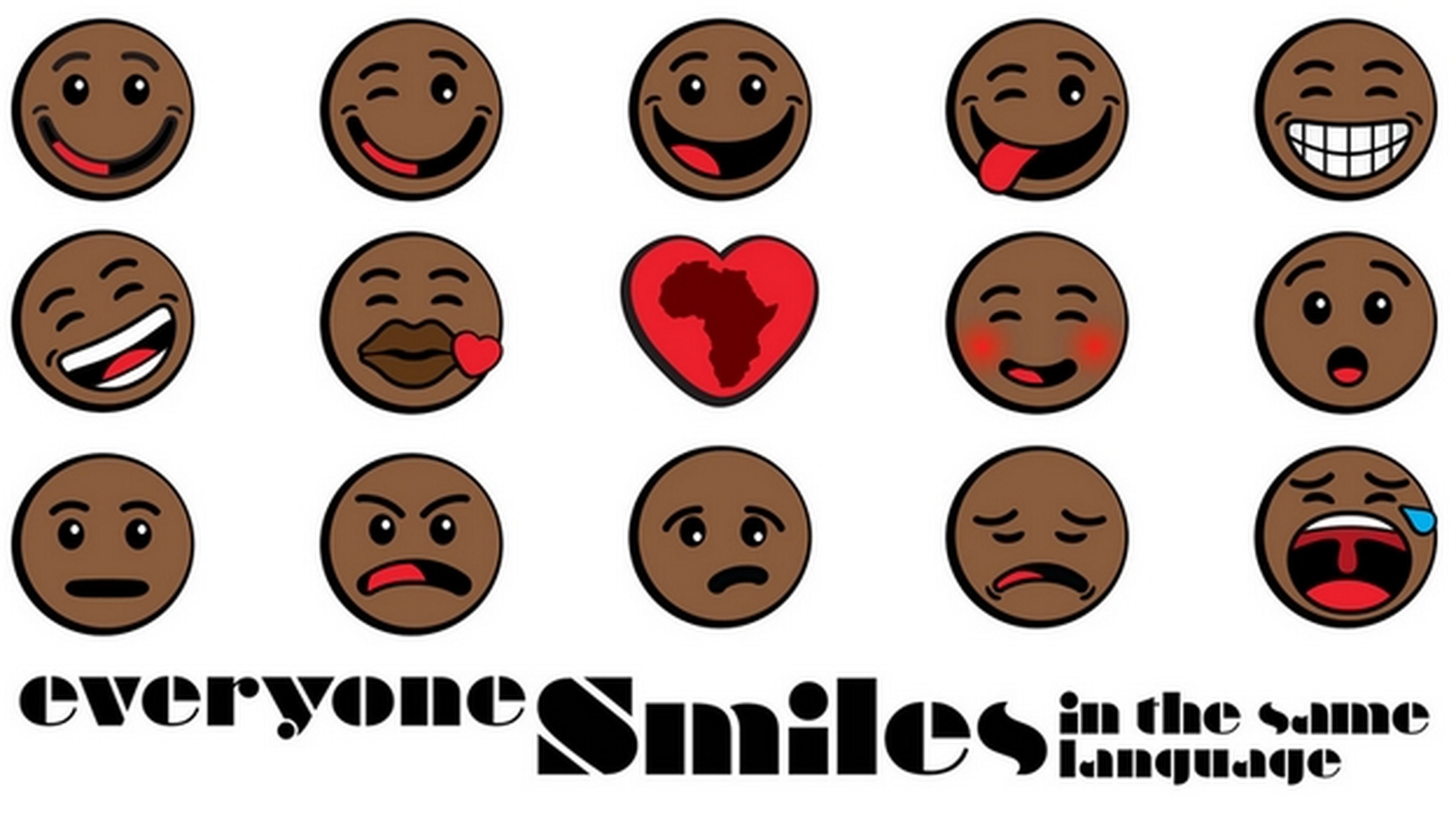 Así son los primeros emoticonos Emoji de raza negra