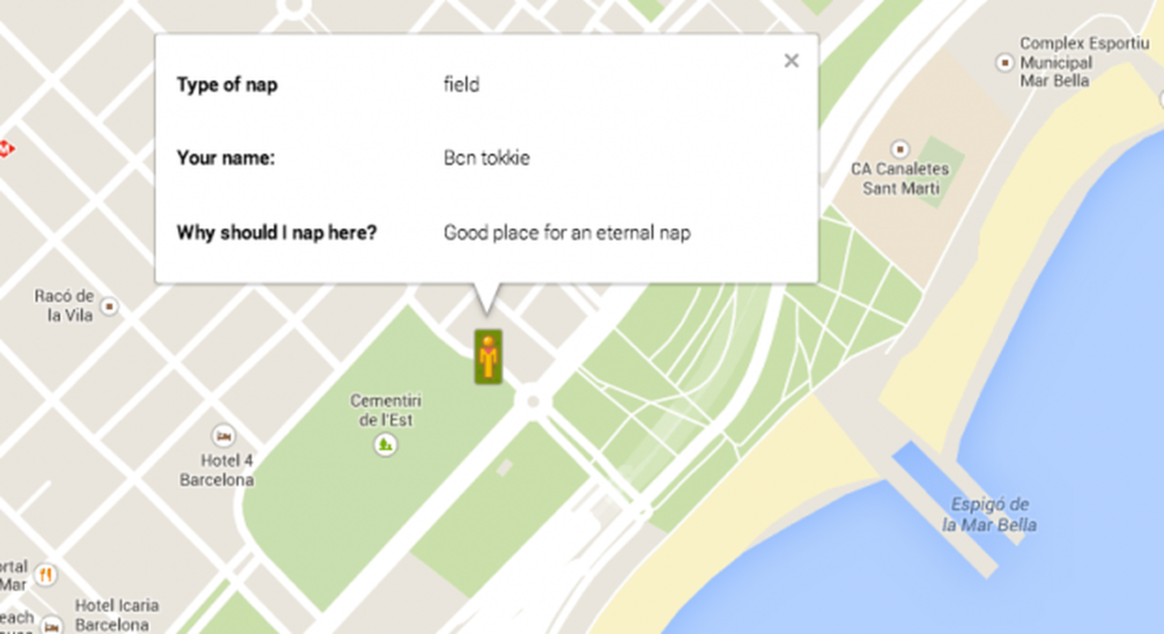 Google Naps, los mejores lugares para echar una siesta