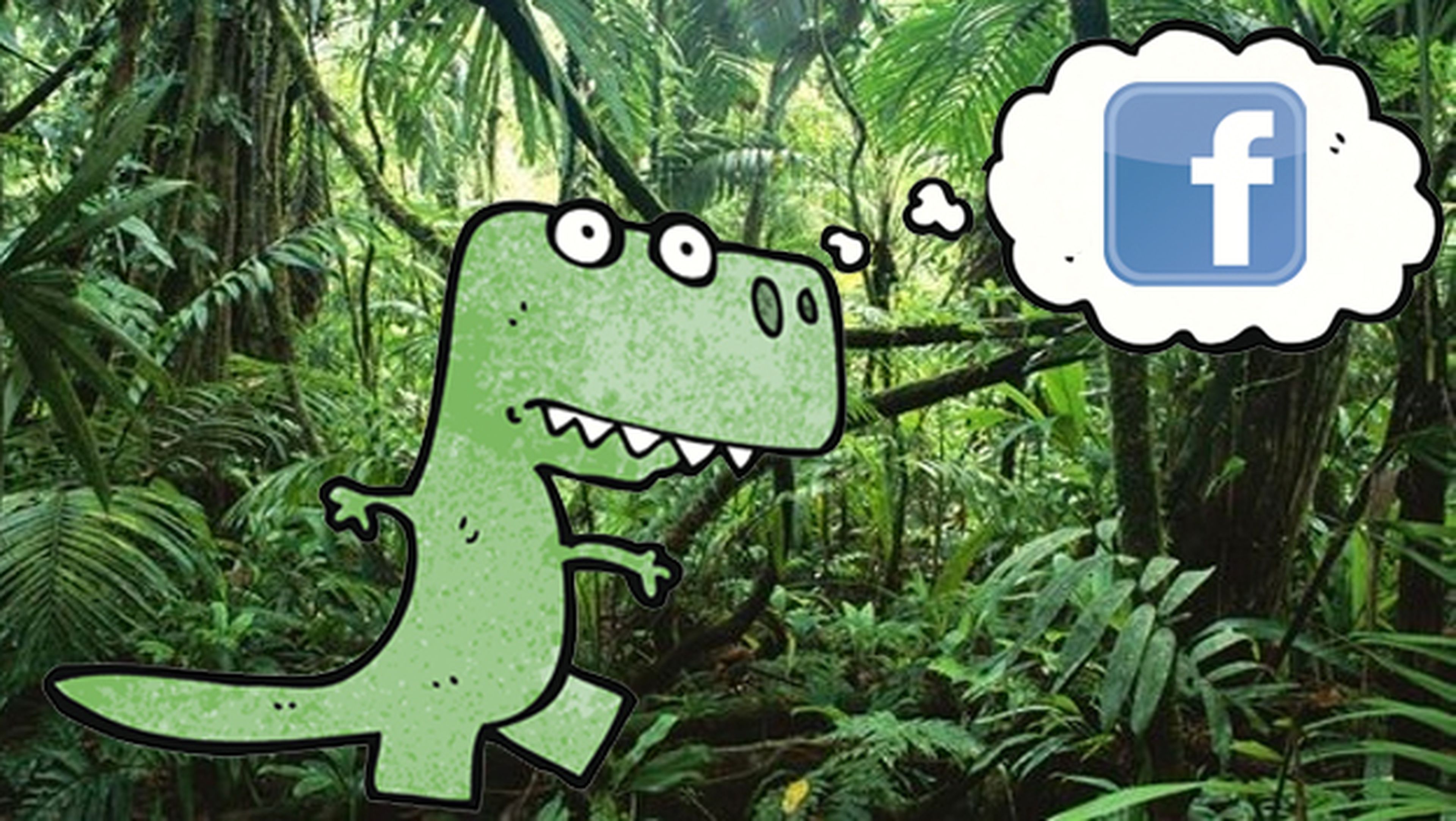 ¿Qué significa el nuevo aviso del dinosaurio de Facebook?