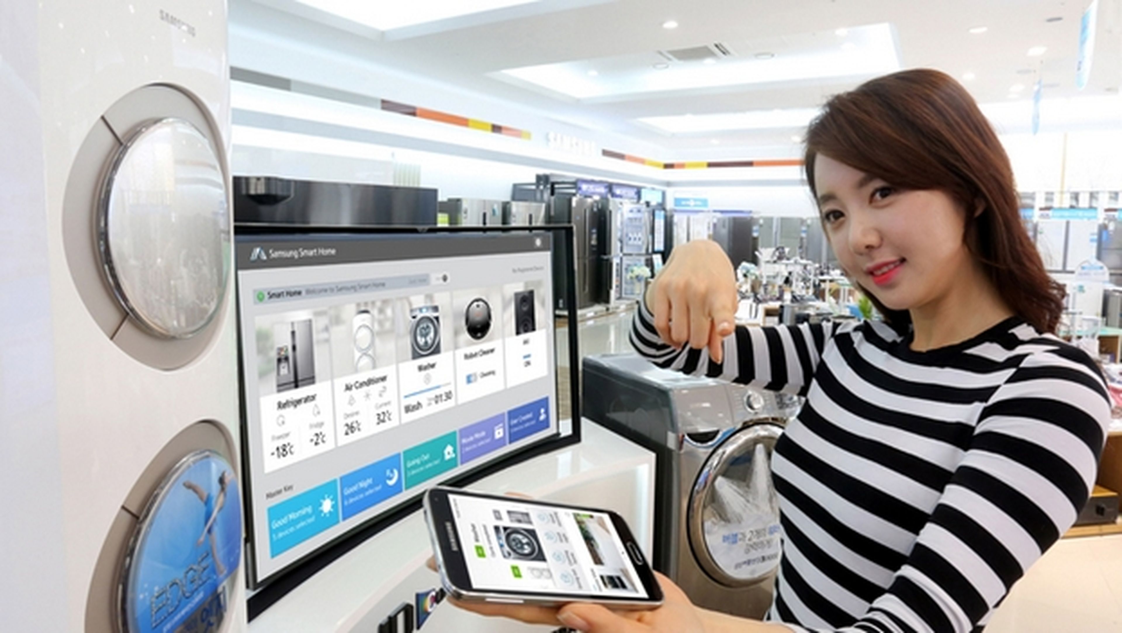 Samsung Smart Home, la casa inteligente de Samsung, se controla desde una única app