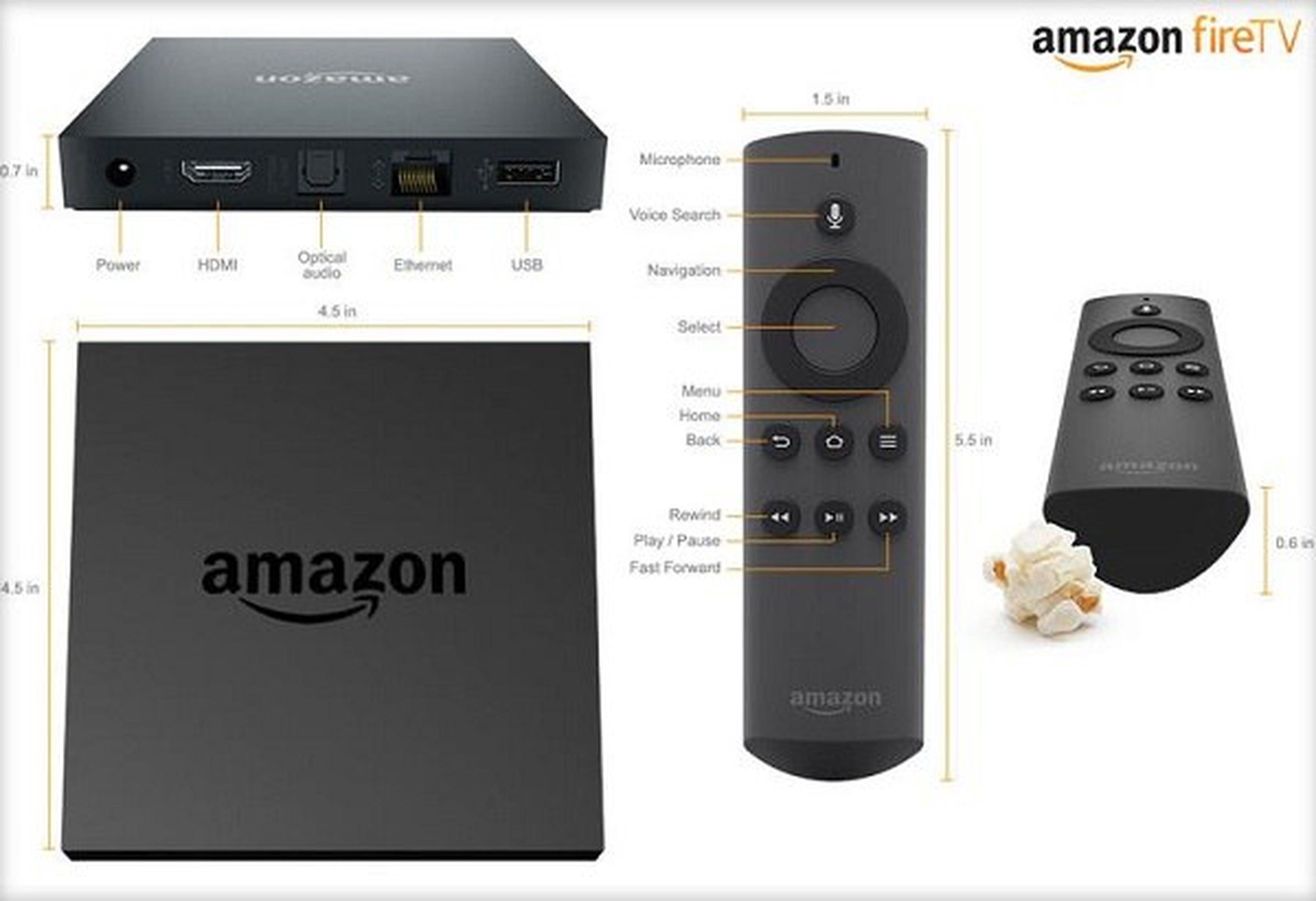 Amazon ha presentado hoy, por fin, su set-top box Fire TV