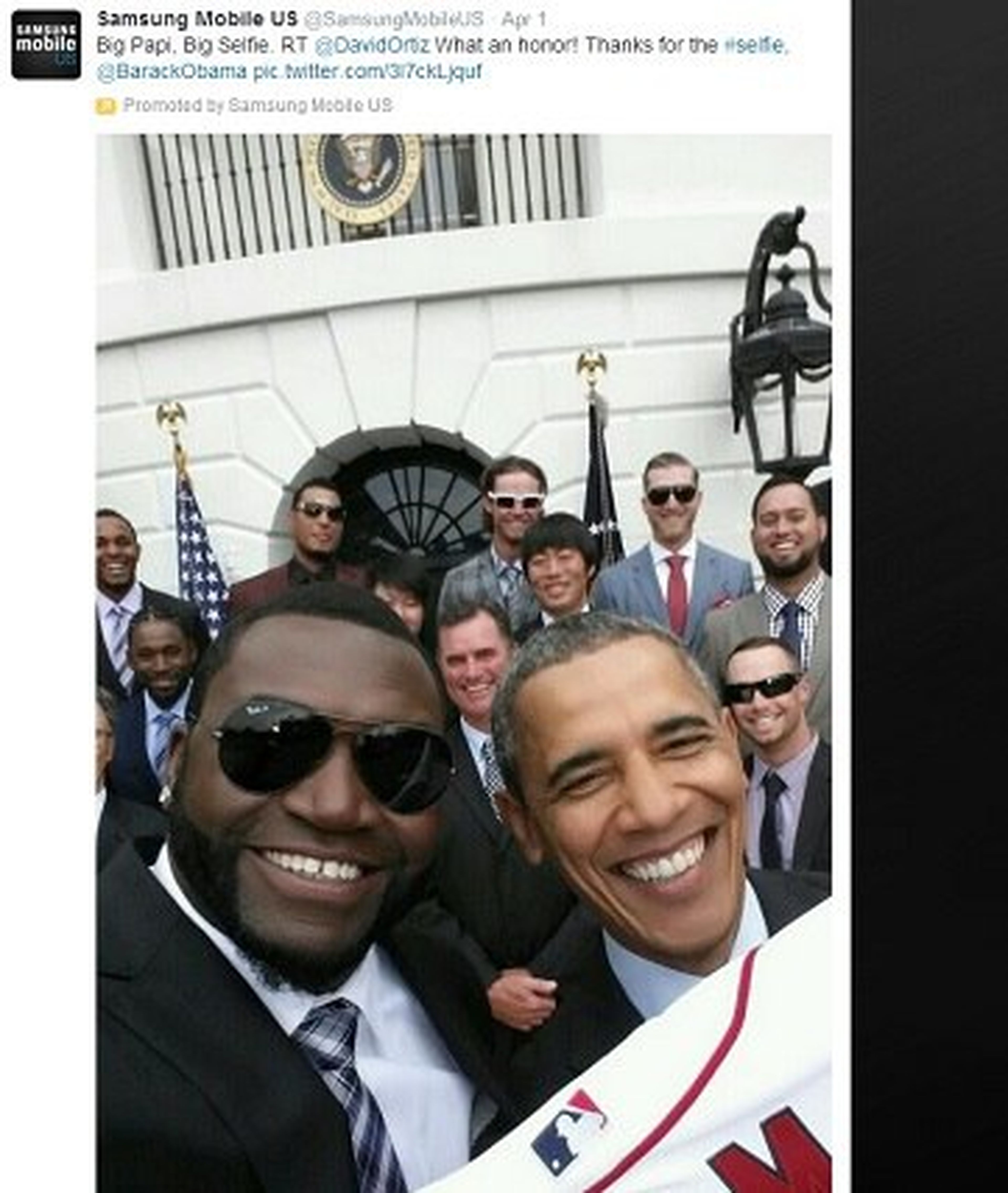 Selfie de Ortiz con Obama fue pagado por Samsung ¿te suena?