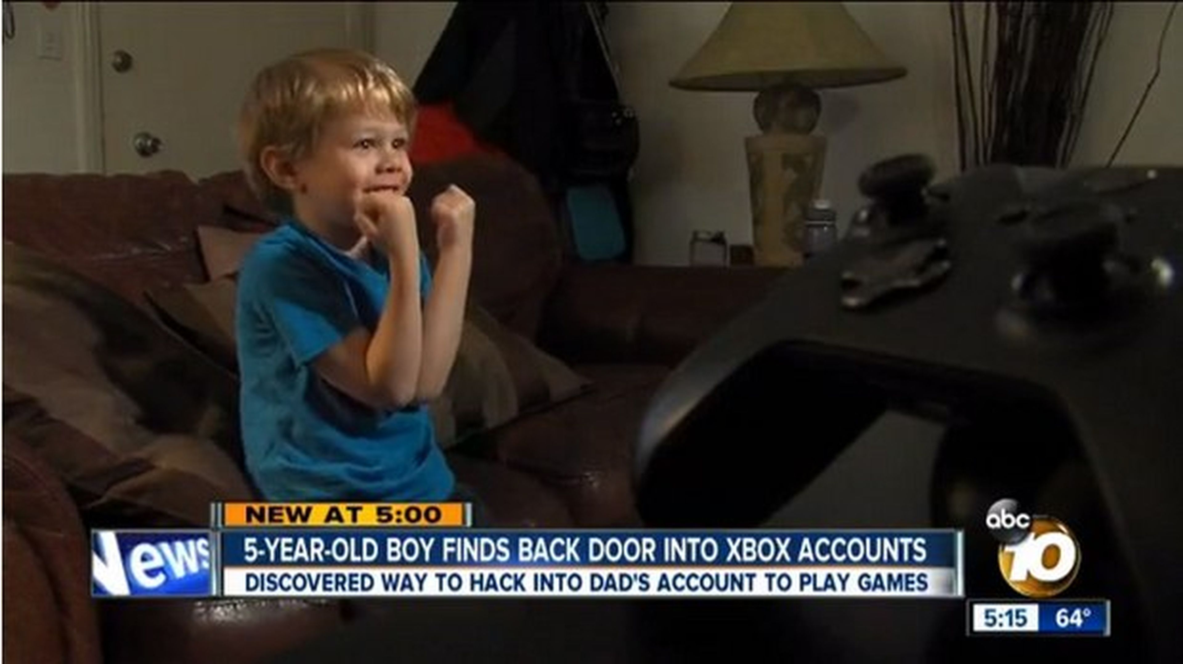 Niño de 5 años hackea xbox live