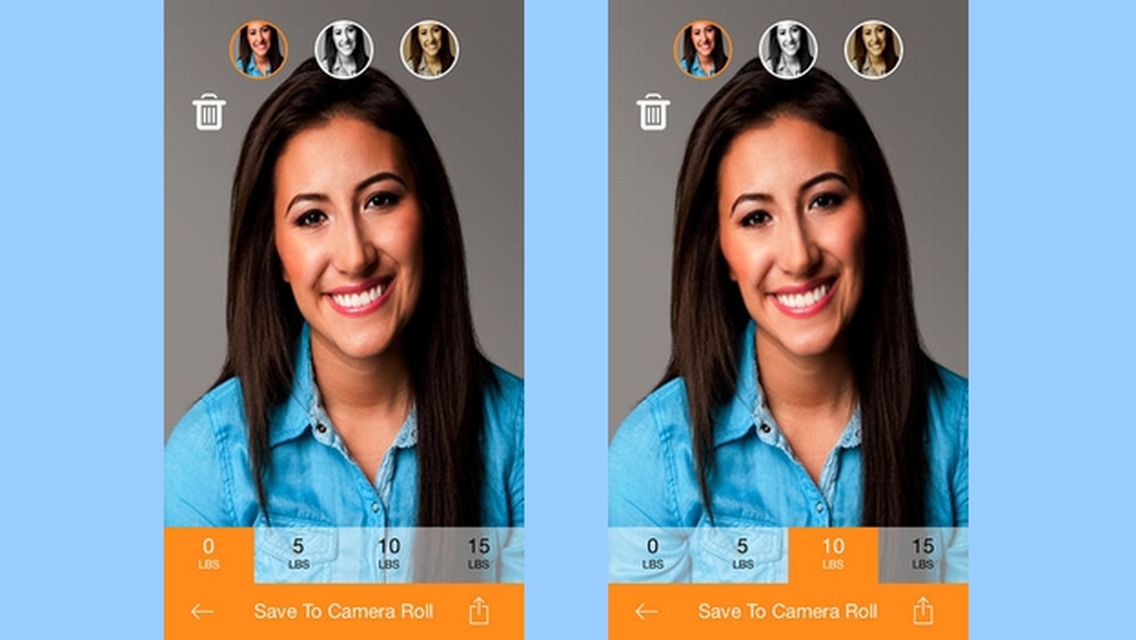 SkinneePix, la app para adelgazar hasta 6 kilos en los selfies