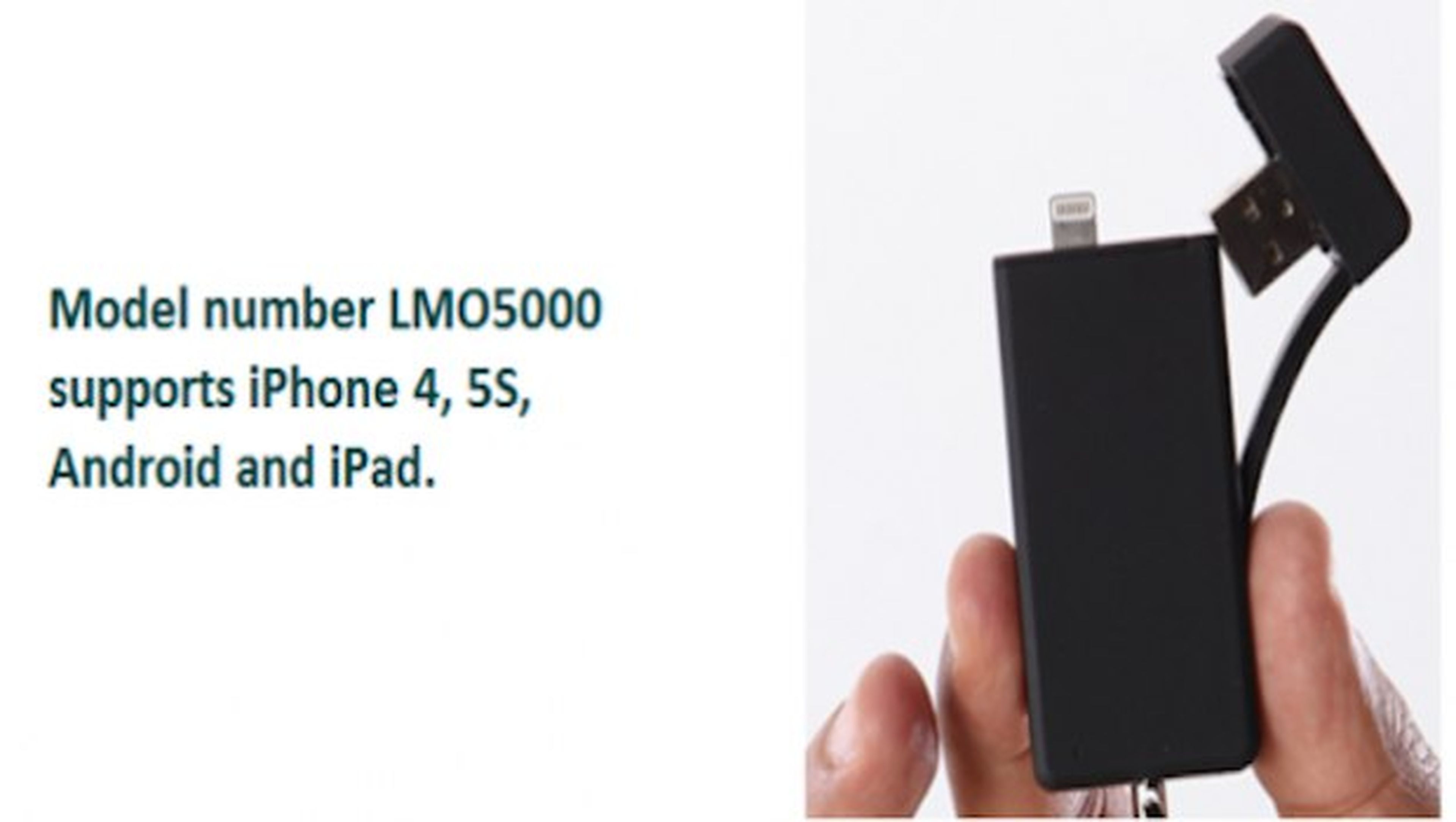 LogMeOnce, 3 en 1: USB, cargador y herramienta de seguridad