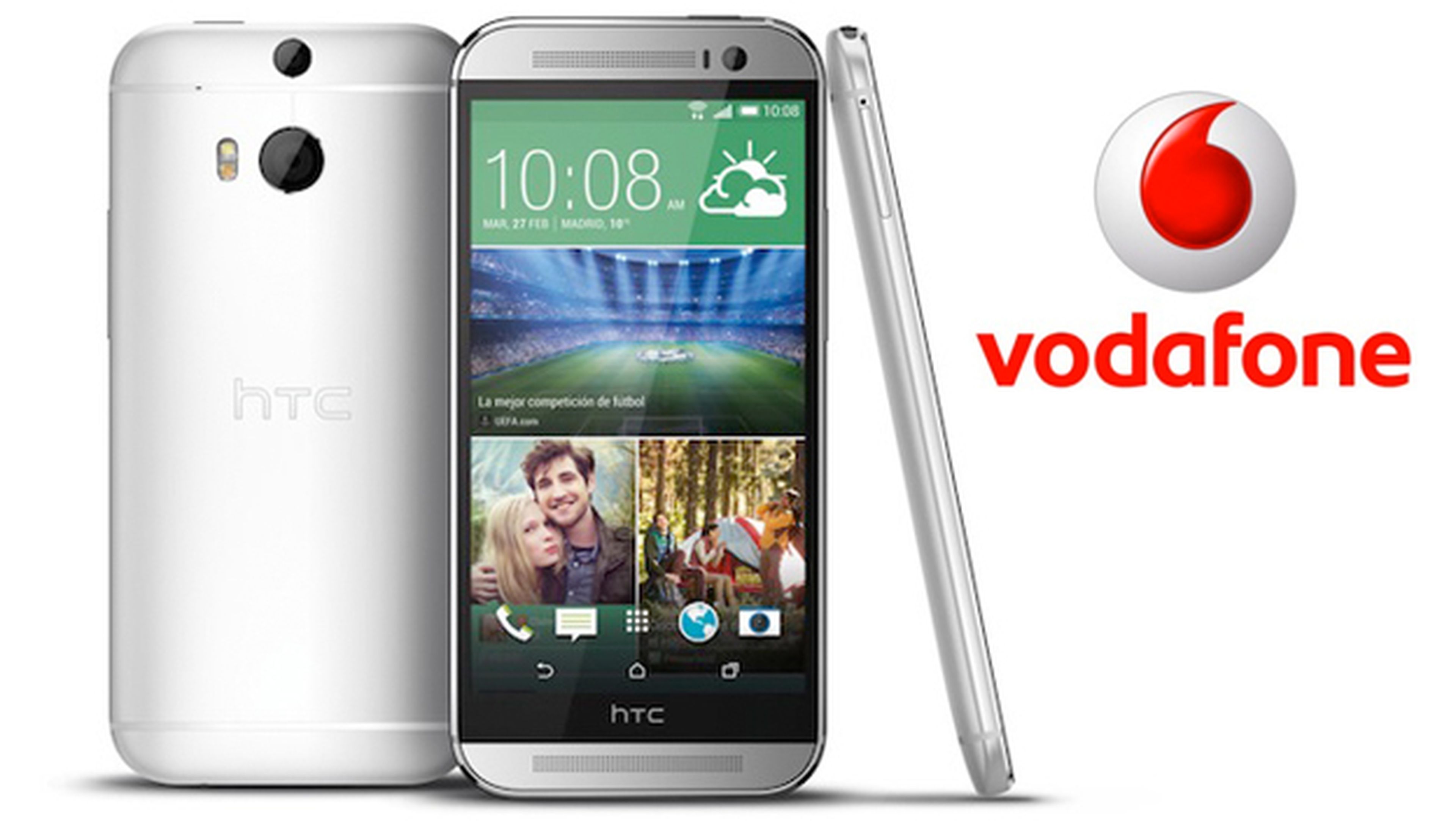Vodafone lanzará el nuevo HTC ONE (M8) plata en exclusiva