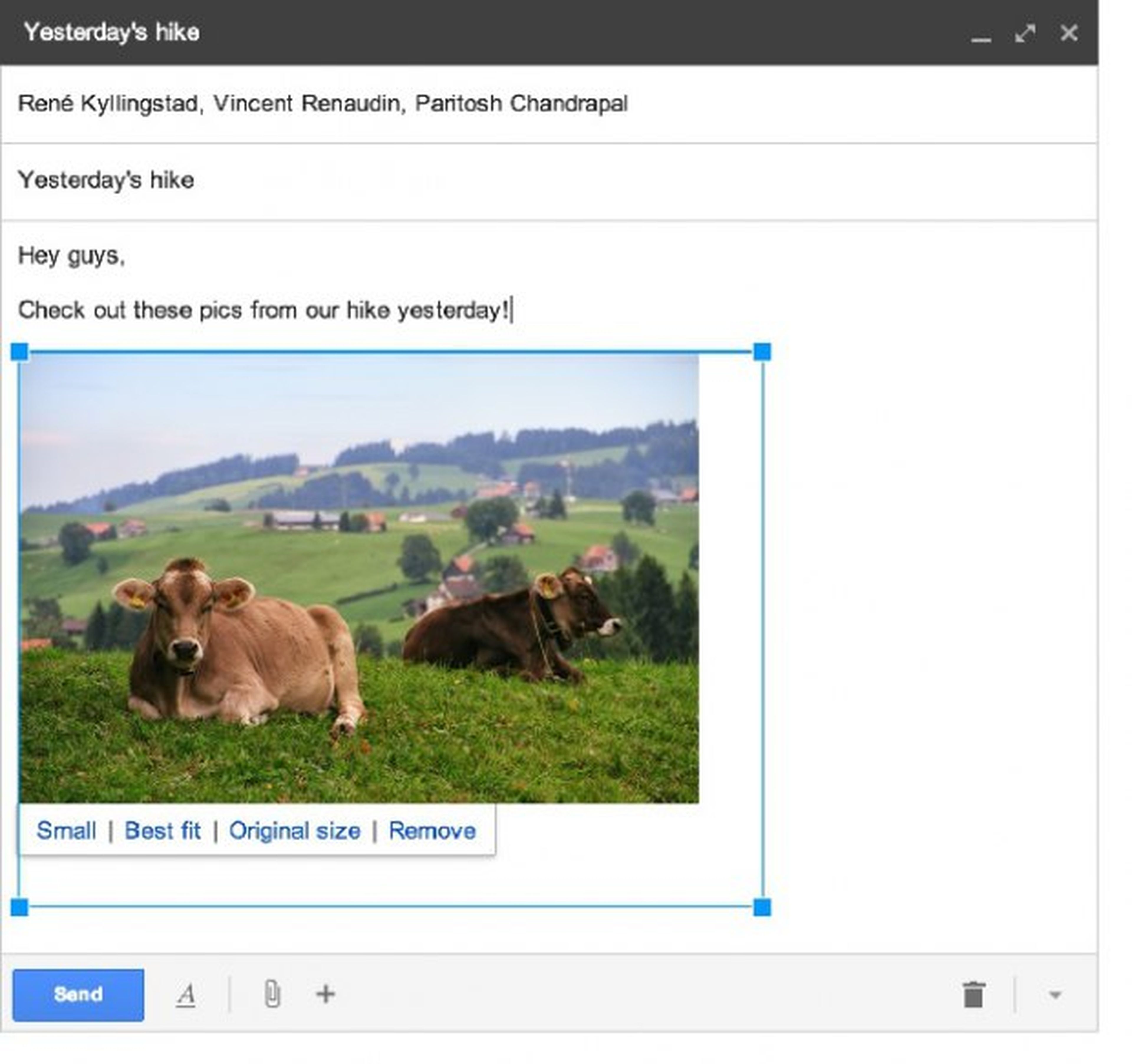 Gmail tiene nuevo acceso a las fotografías desde Google +