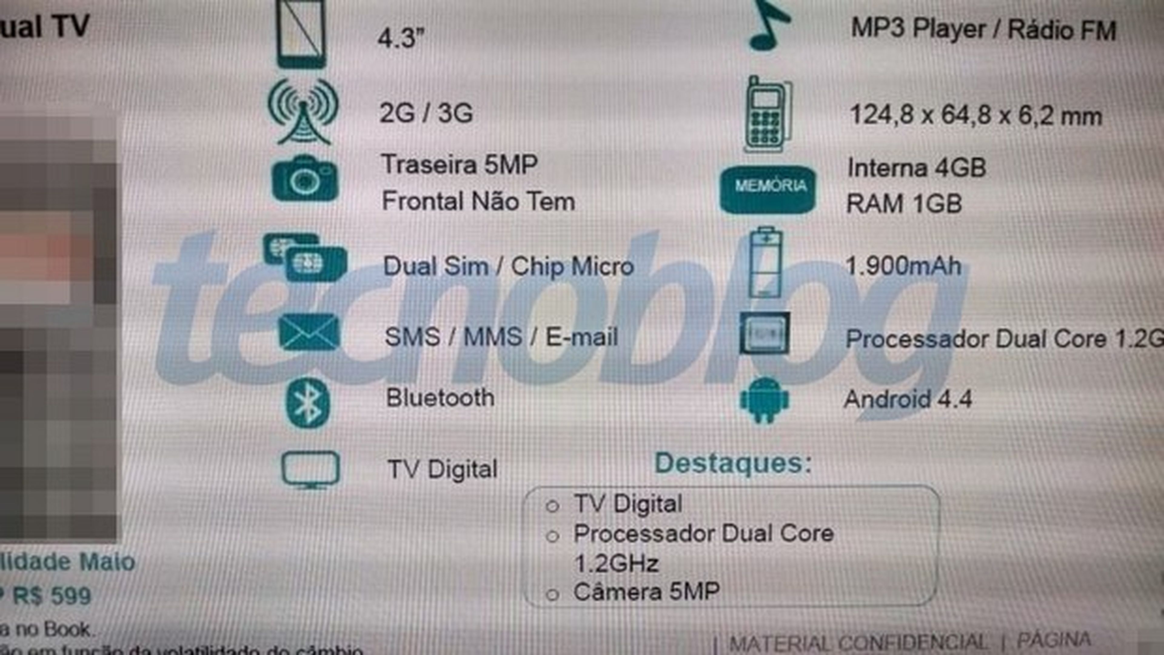 Se filtra el nuevo Moto E de Motorola, el smartphone de bajo coste por menos de 100 €