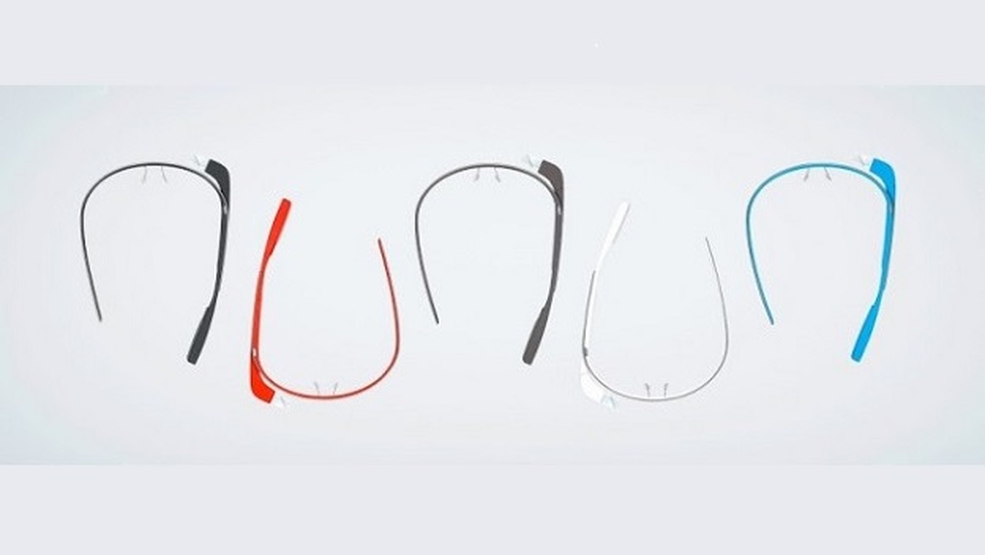 Google glass en cinco colores colores