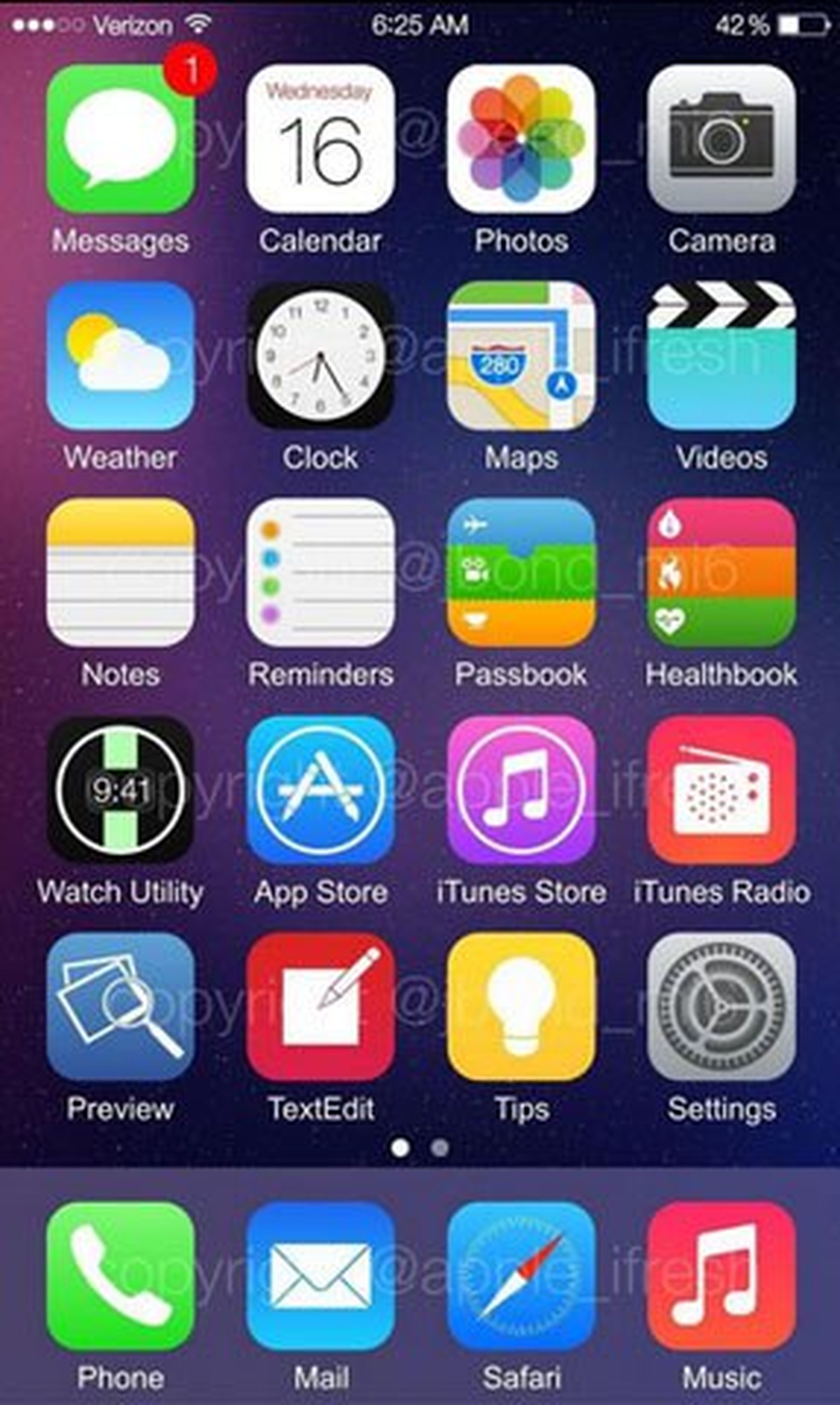 Aparecen nuevas imágenes de iOS 8, esta vez en un iPhone 5S
