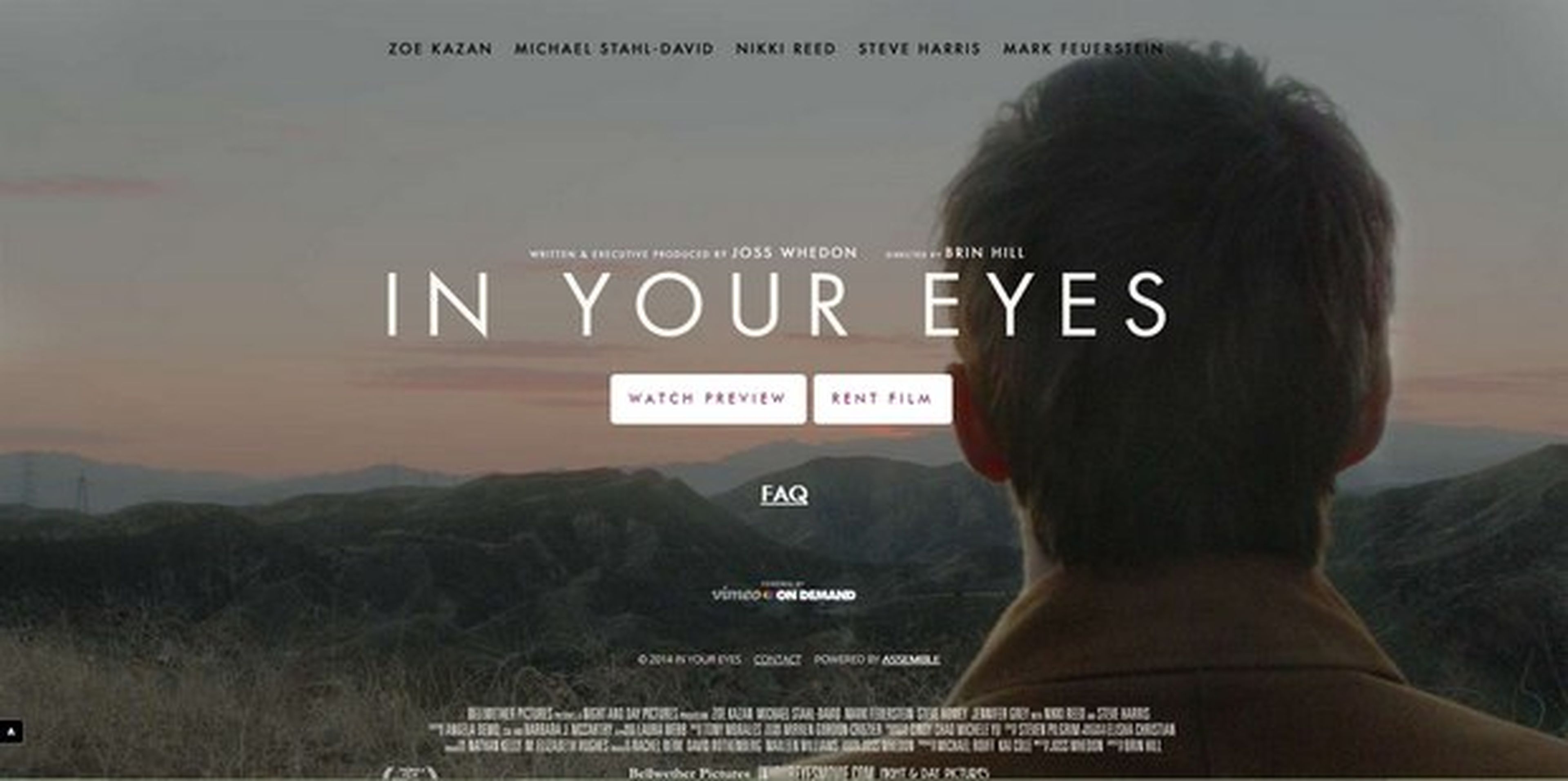 In Your Eyes película de Joss Whedon en Vimeo