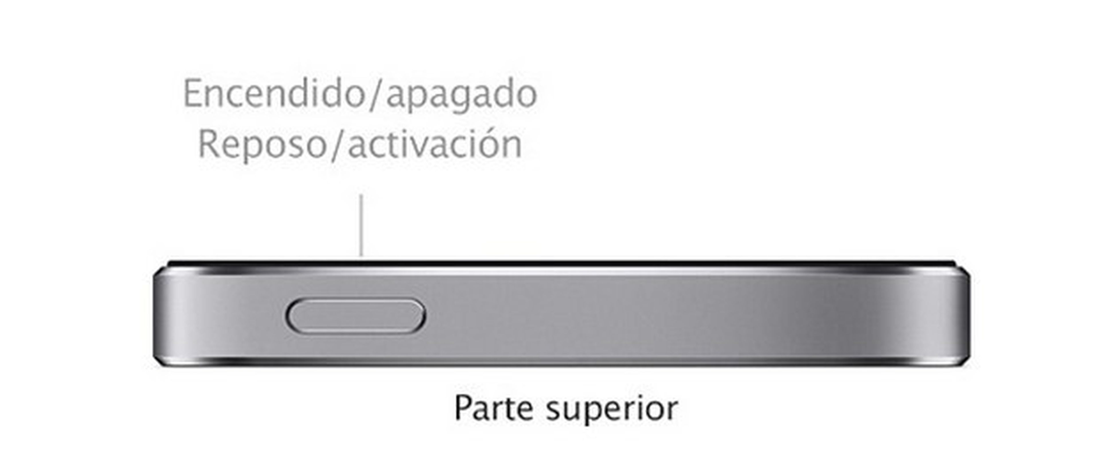 iPhone 5 botón de encendido fallo