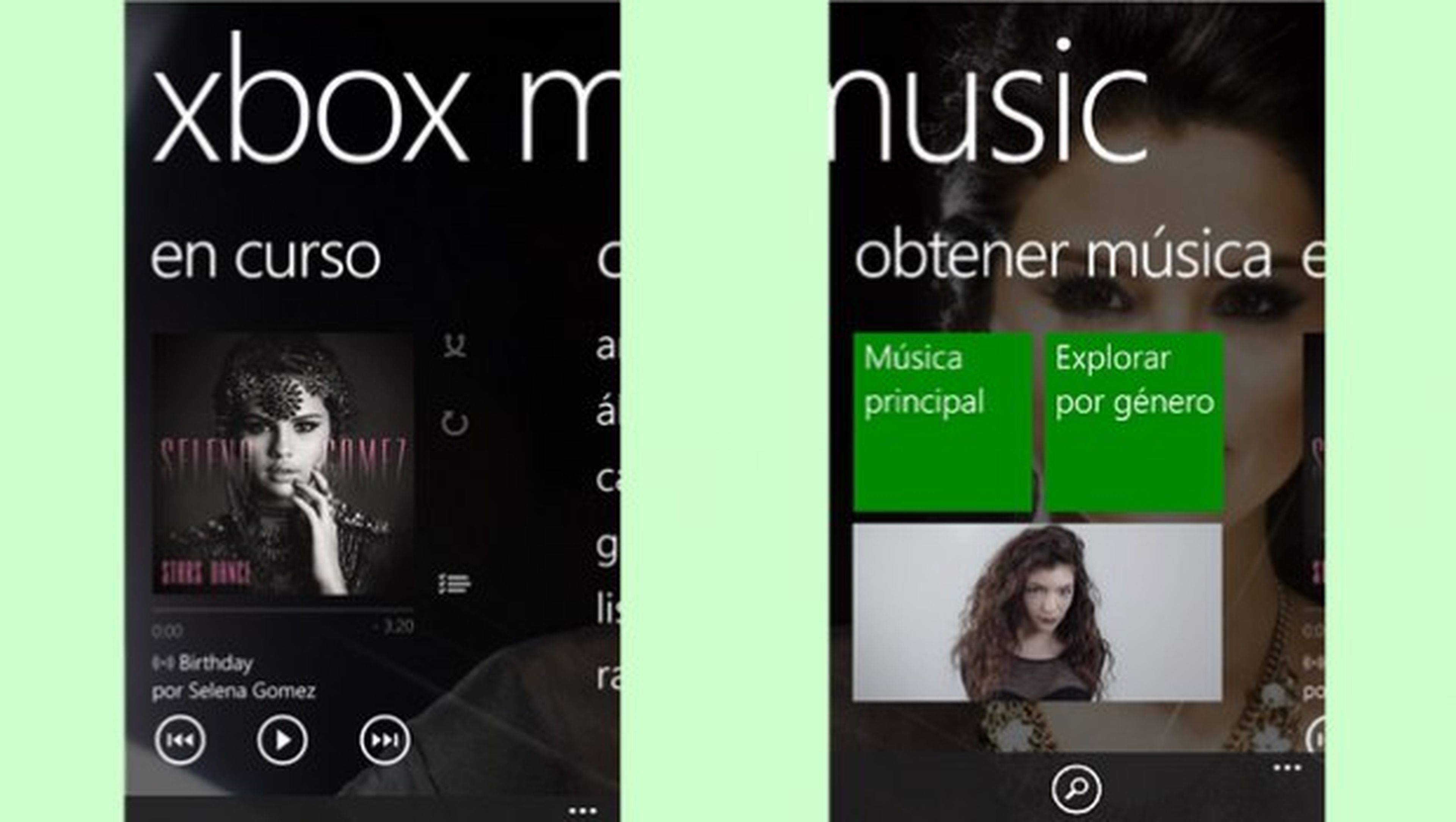 Cortana se integran en la app de Xbox Music para Windows Phone 8.1