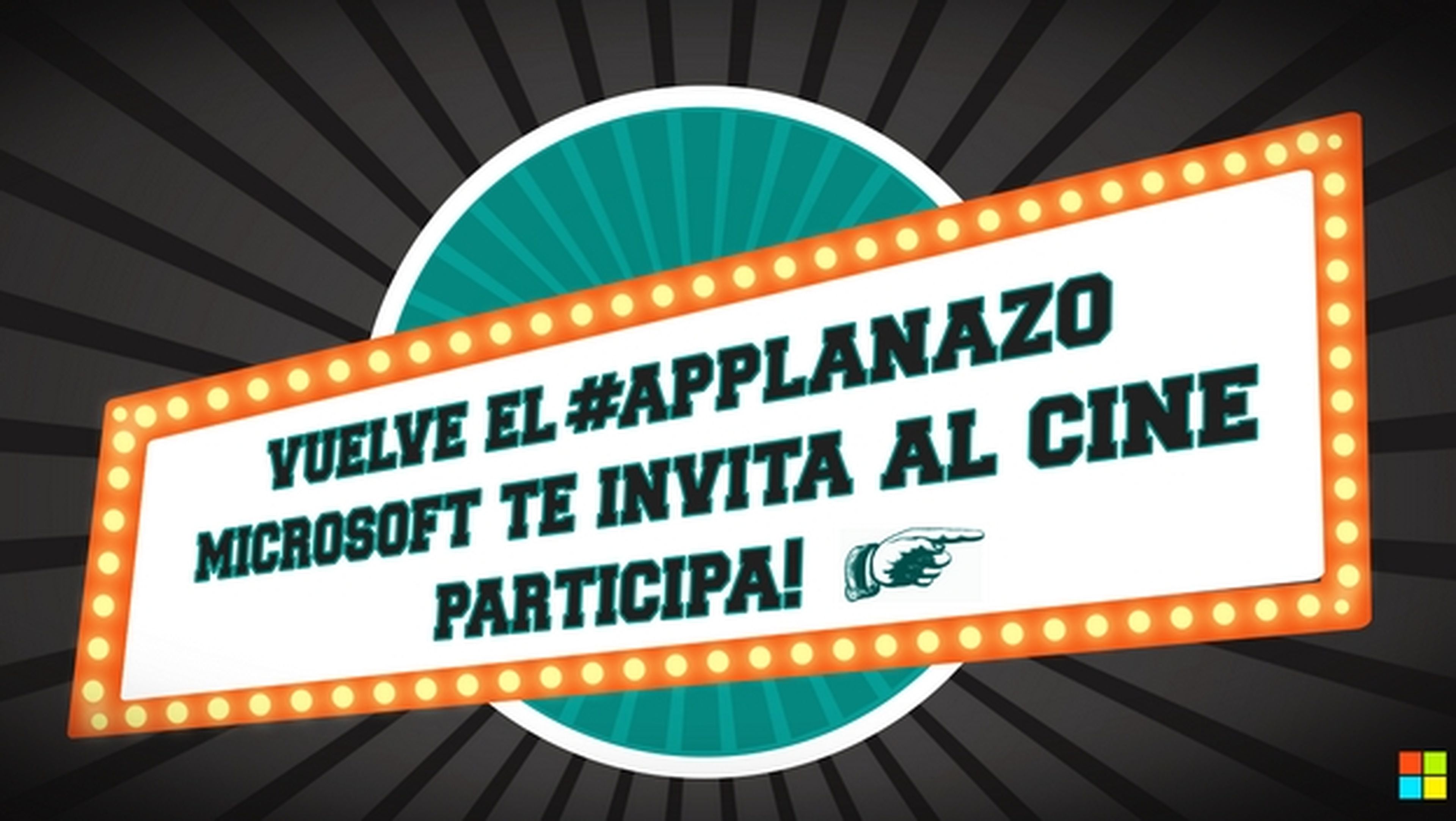 Microsoft ofrece entradas de cine gratis con Windows Phone y la promoción #applanazo