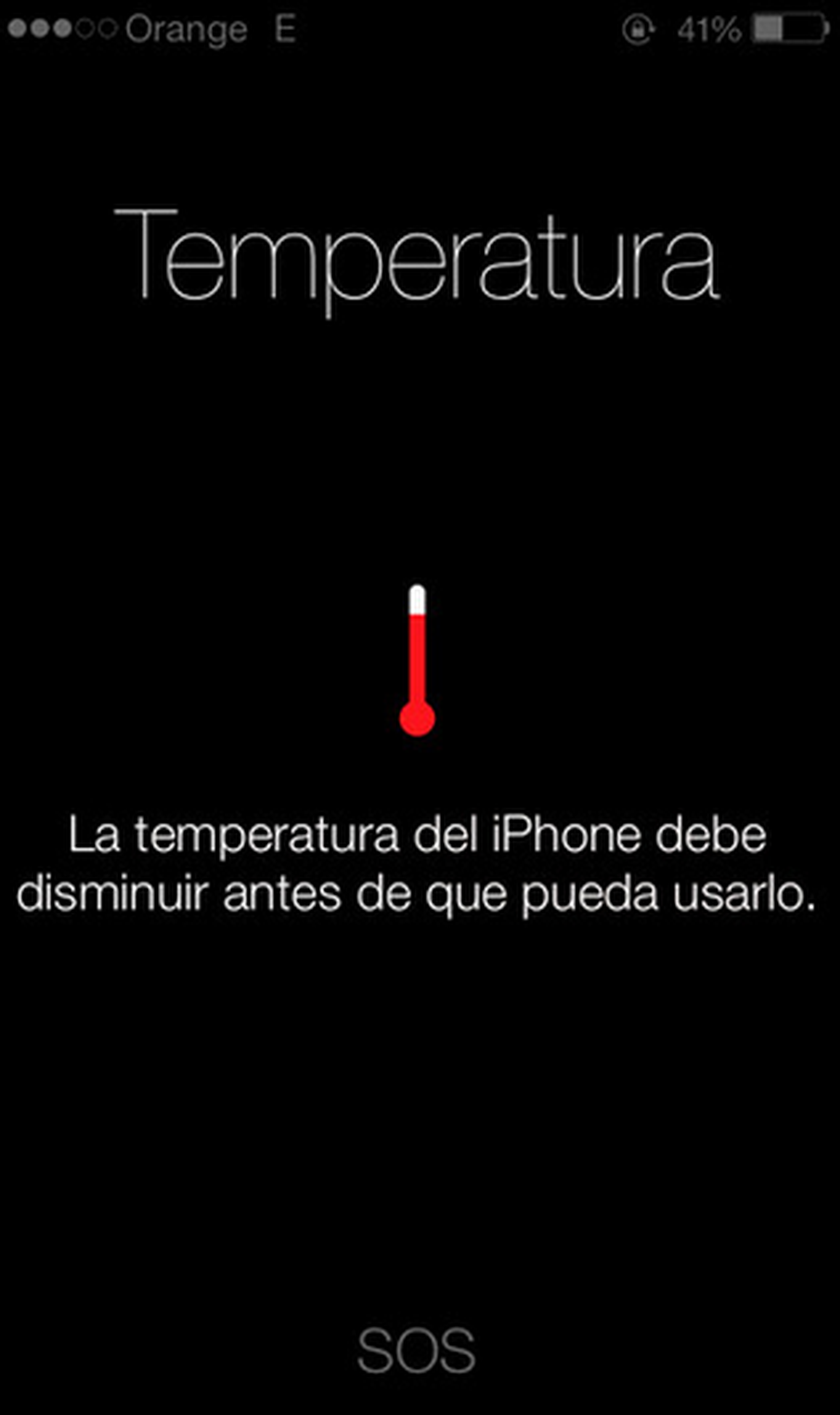 temperatura iPhone