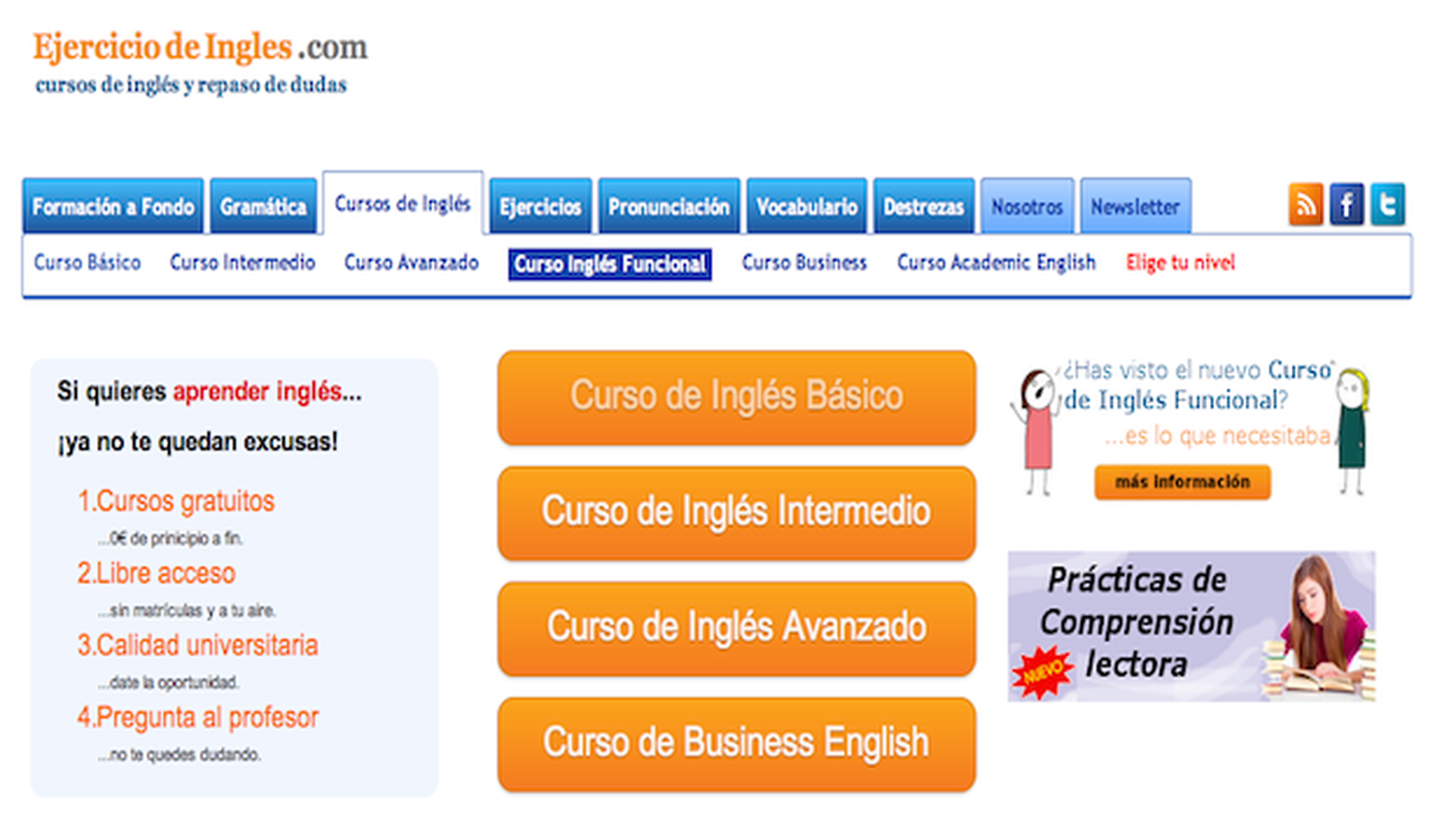 Ejercicio de Inglés