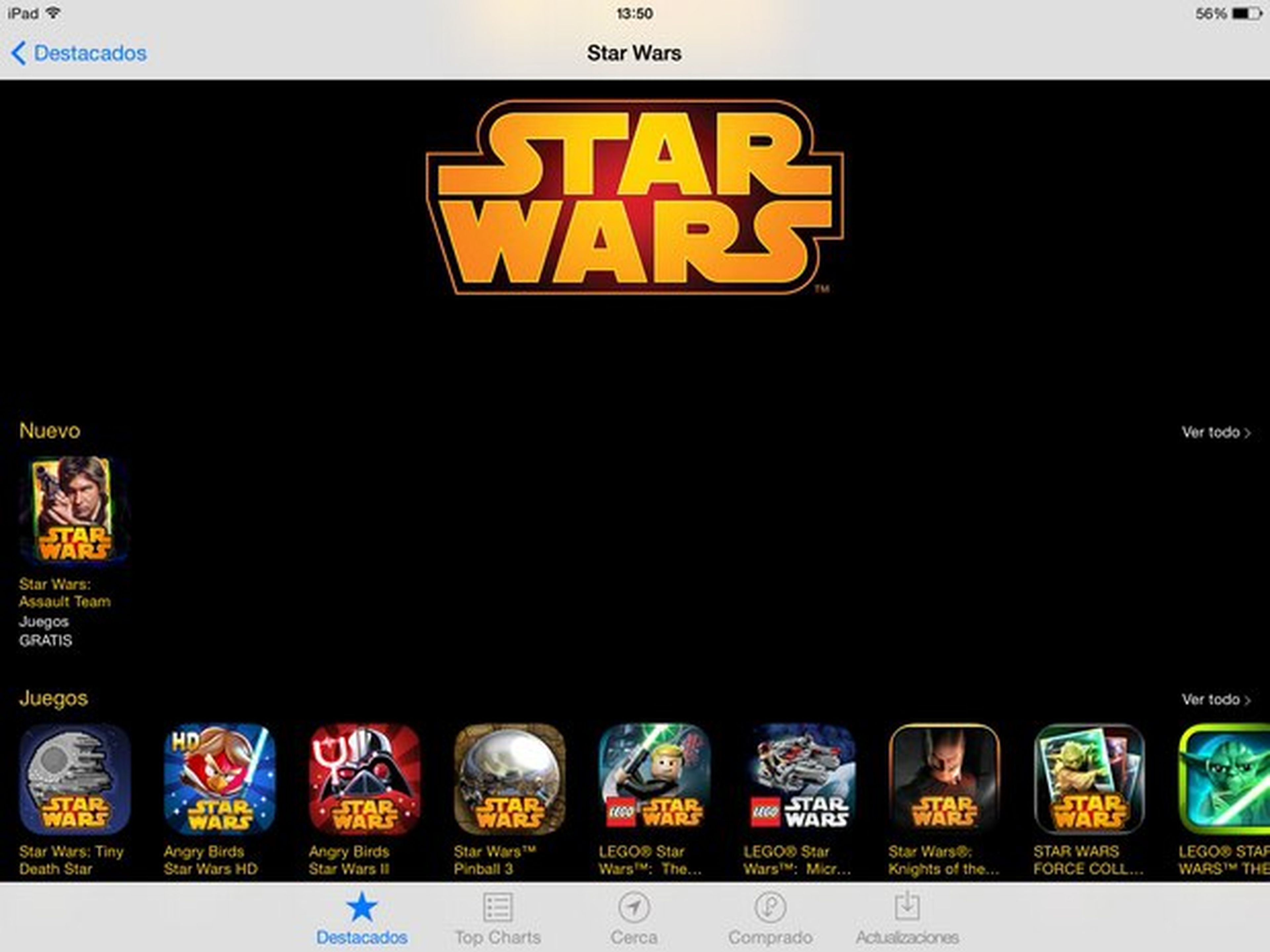 Día de Star Wars App Store