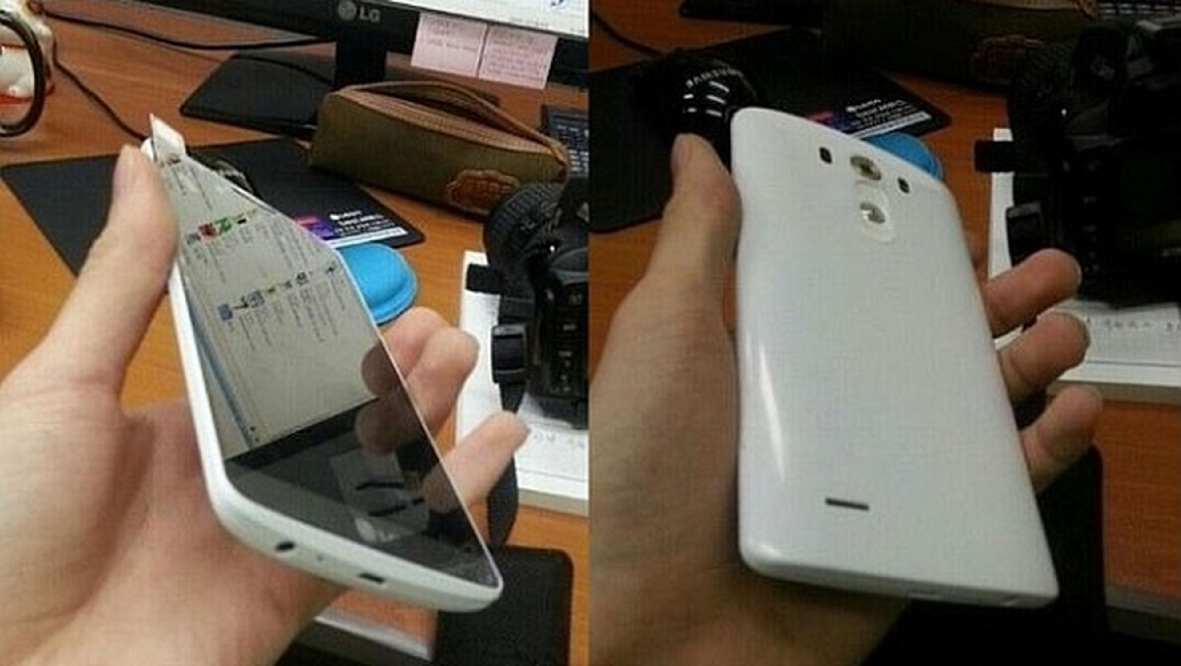 Primeras fotos del smartphone LG G3, con doble sensor de cámara.