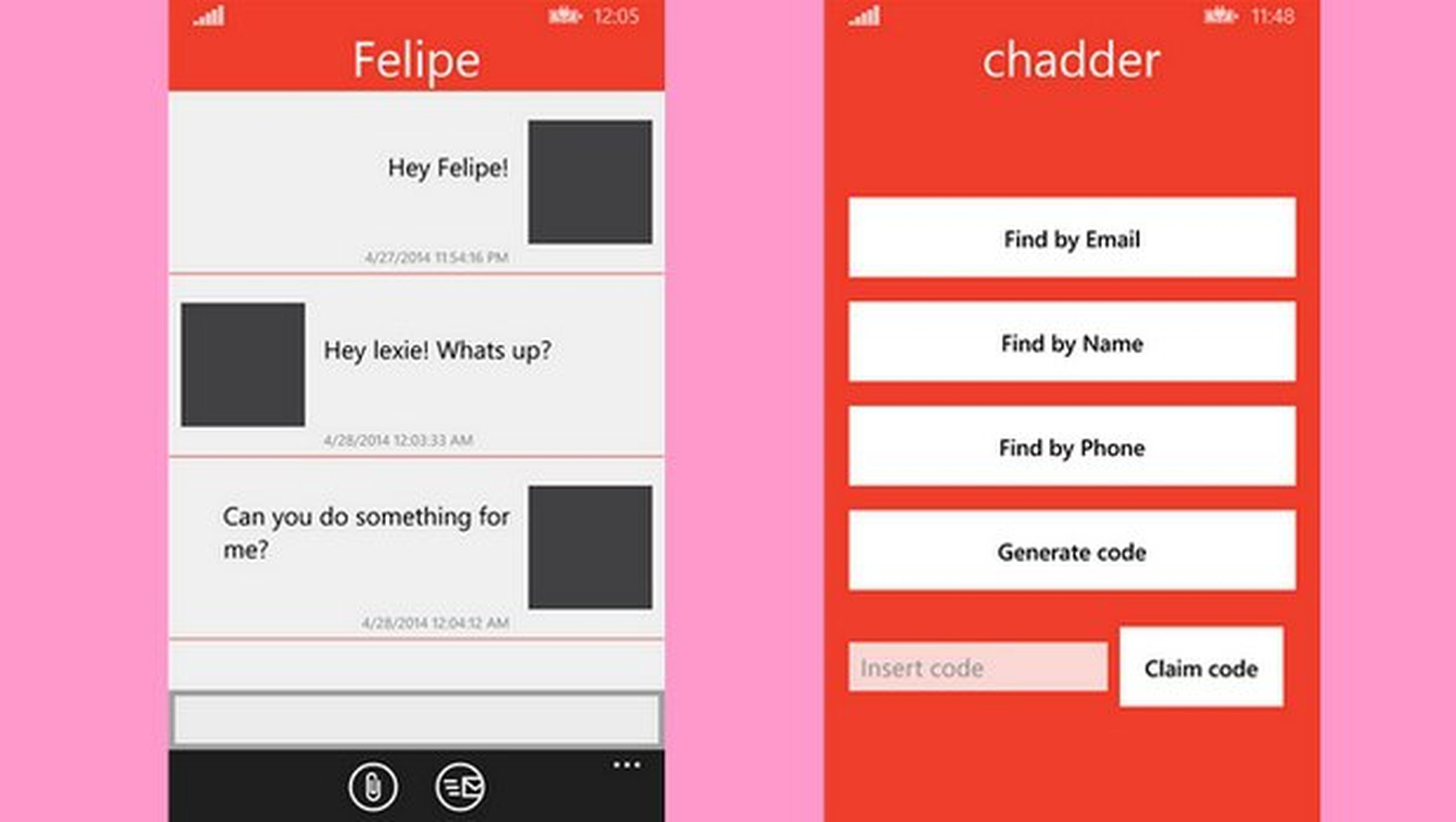 Chadder app de mensajería encriptada
